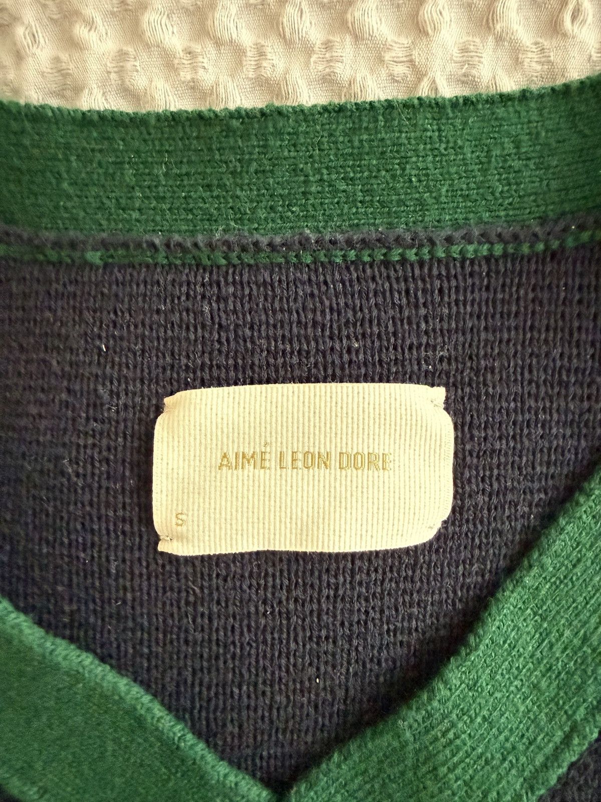 Aime Leon Dore Aimé Leon Dore FW22 Knit Hockey Jersey — Navy Blazer, Small Size US S / EU 44-46 / 1 - 5 Thumbnail