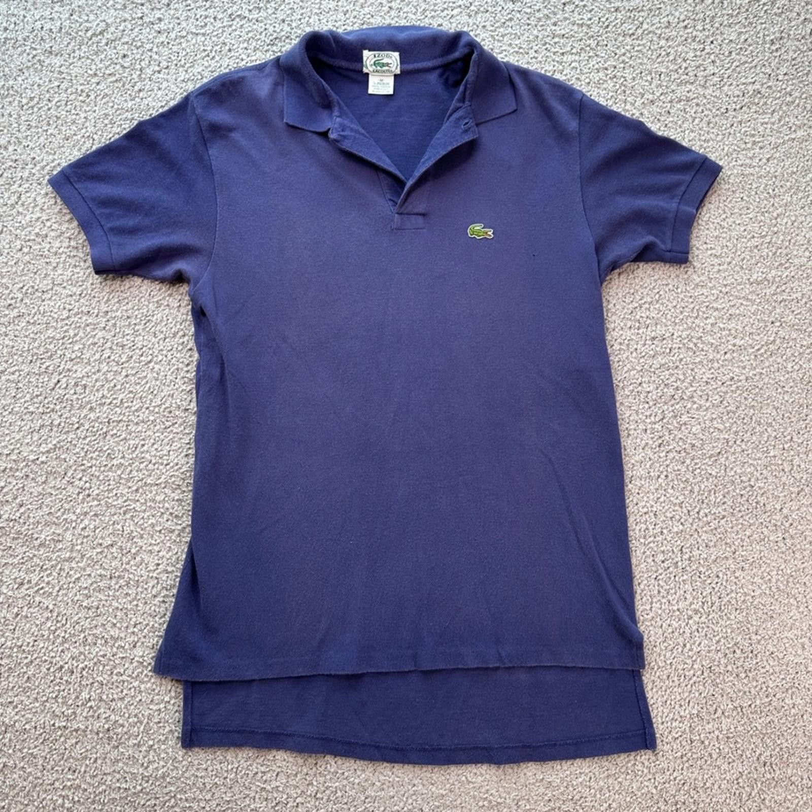 Lacoste Rare Vintage IZOD x Lacoste Polo Shirt Made in USA Mens M Size US M / EU 48-50 / 2 - 1 Thumbnail