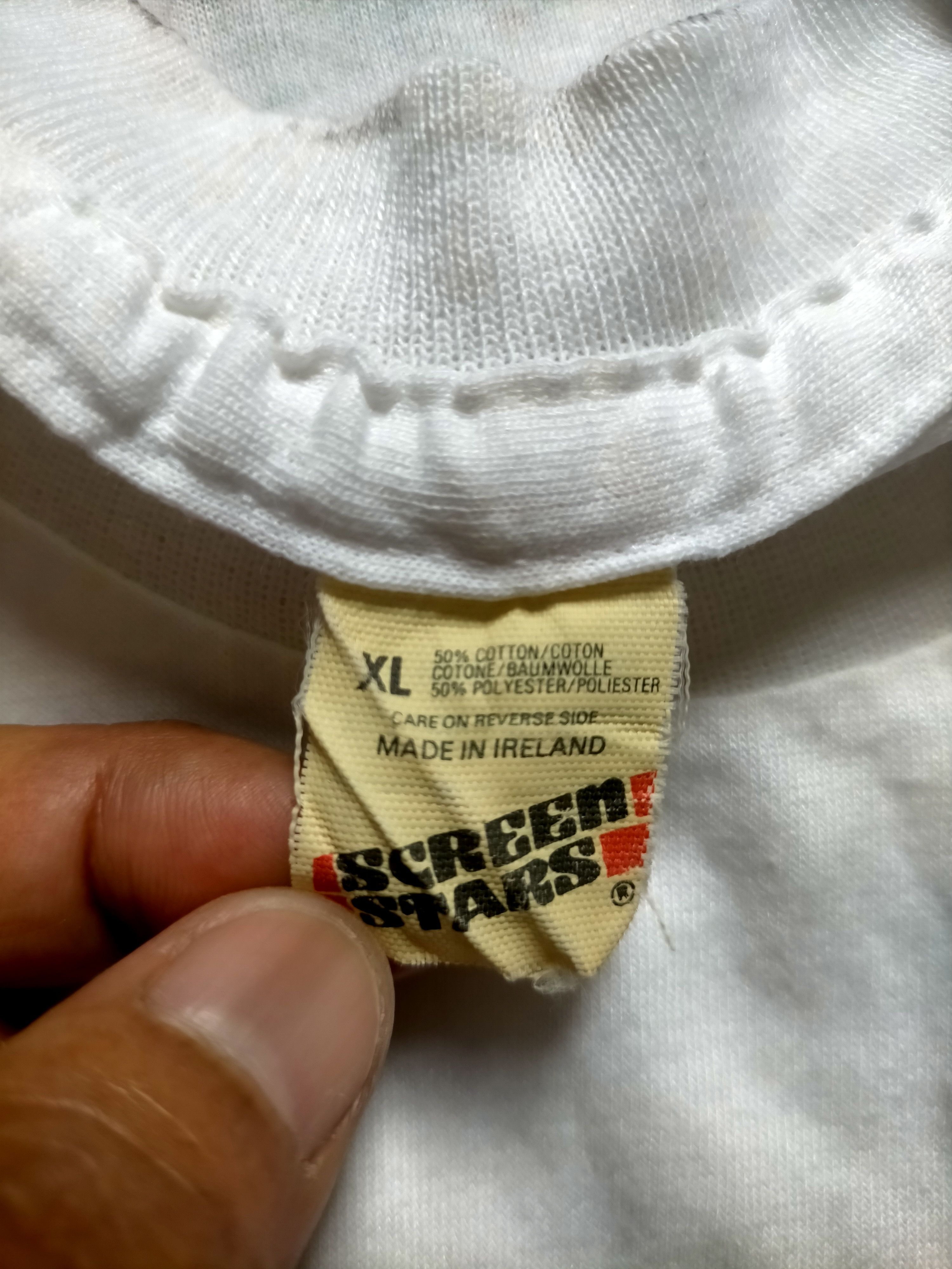 Vintage Vintage 80s Football Italia 90 white tee Size US XL / EU 56 / 4 - 3 Thumbnail