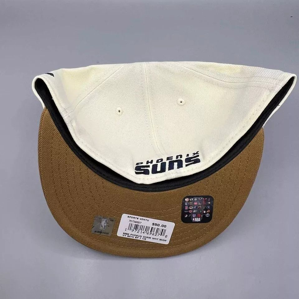 New Era Phoenix Suns Hat Men 7 1/2 59Fifty New Era NBA Fitted Cap Size ONE SIZE - 7 Thumbnail