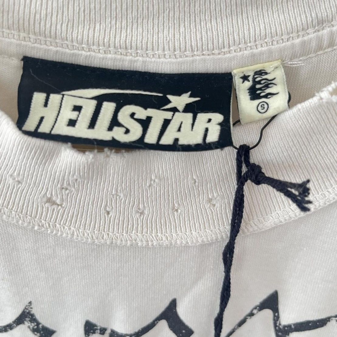 HELLSTAR Hellstar beige cut & sew tee Size US S / EU 44-46 / 1 - 5 Thumbnail