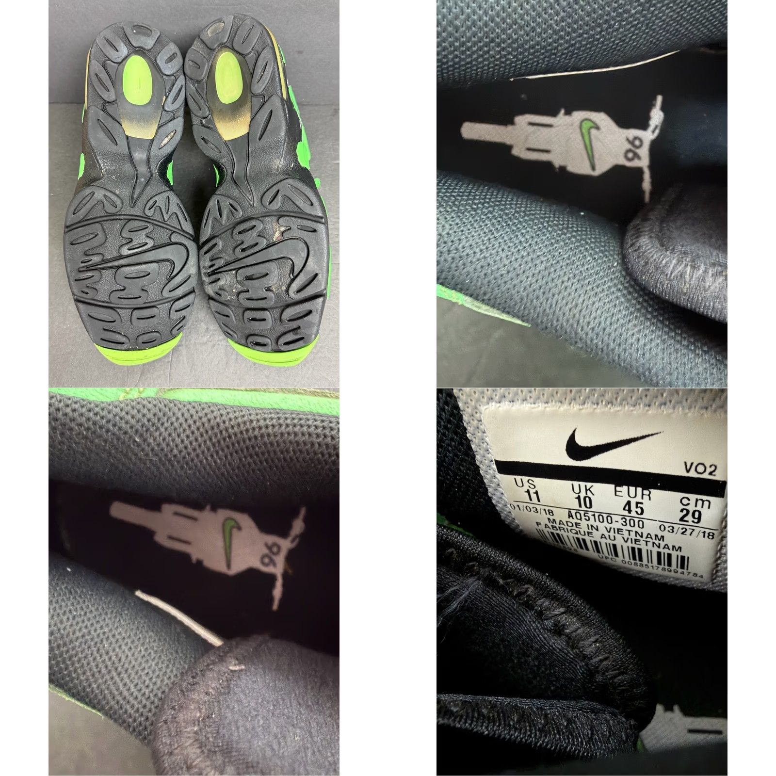 Nike Nike Air Diamond Turf Max '96 Deion Sanders AQ5100-300 Rage Green Size 11 Men's Size US 11 / EU 44 - 8 Thumbnail