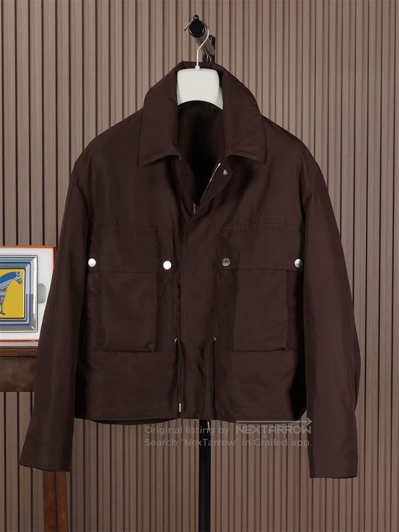 Hermes Hermes Cocoa Color Slim Fit Jacket Size US M / EU 48-50 / 2 - 1 Thumbnail