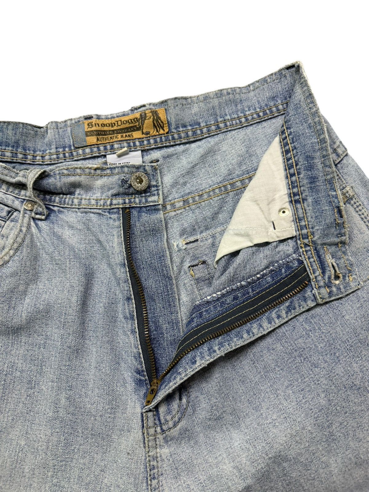 Snoop Dogg Vintage Snoop Dogg Clothing Company Baggy Distressed Denim Size US 31 - 8 Thumbnail