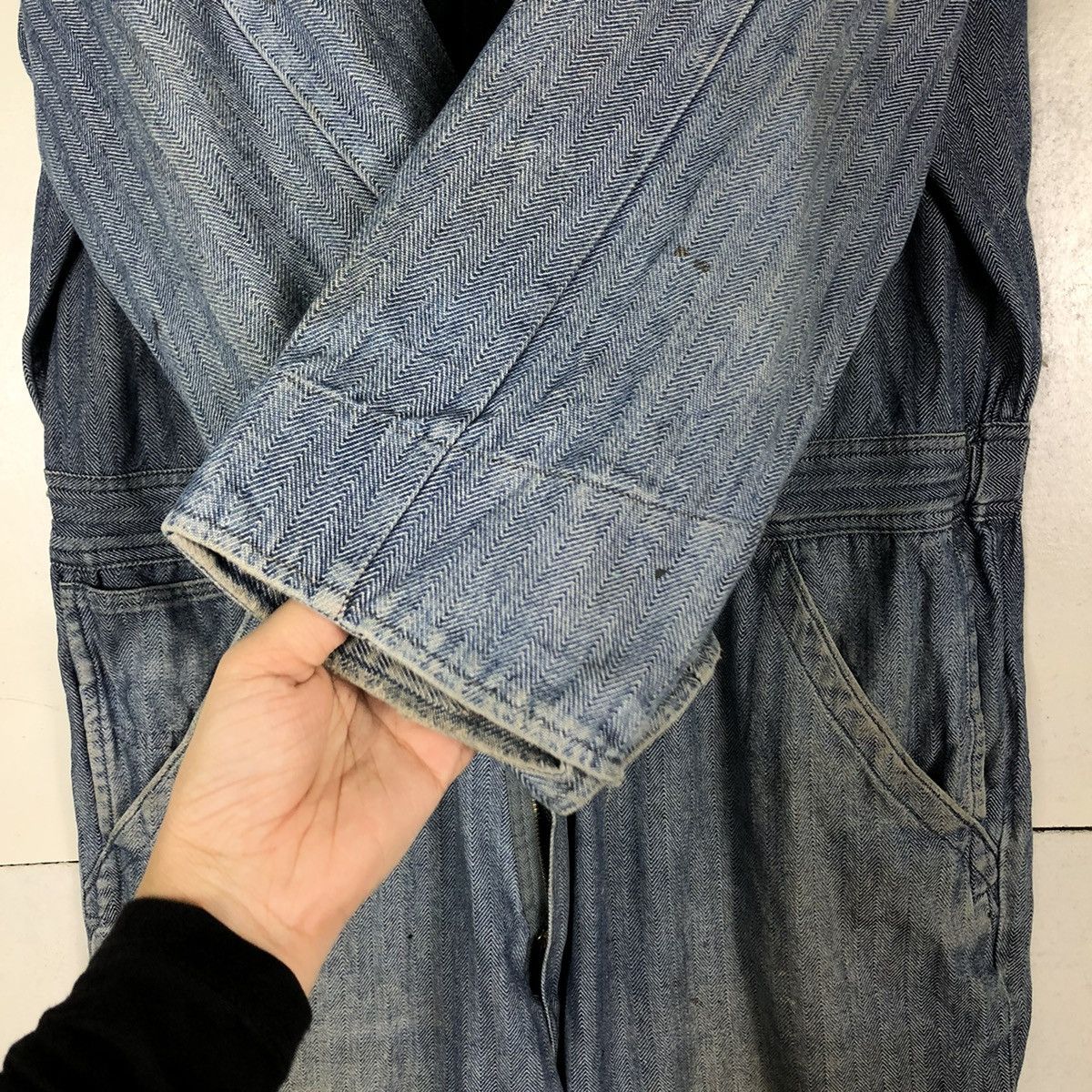 Japanese Brand 🔥VINTAGE A LEGEND IN WORK DICKIES HBT DESIGN WORK COVERALL Size US 40 / EU 56 - 14 Thumbnail