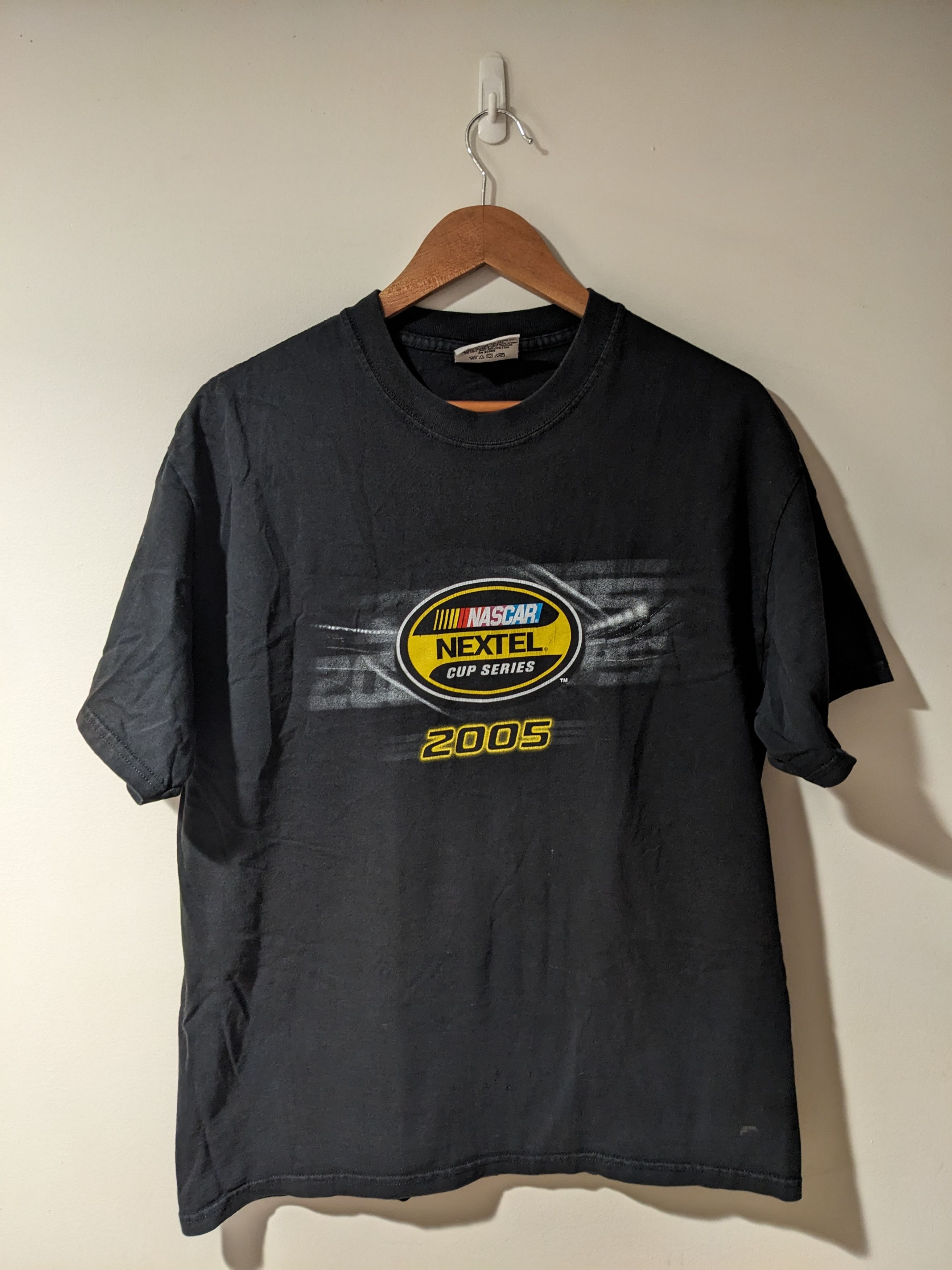 NASCAR × Vintage Vintage 2005 Nascar Nextel Cup Series Black Large T-Shirt Size US L / EU 52-54 / 3 - 1 Thumbnail