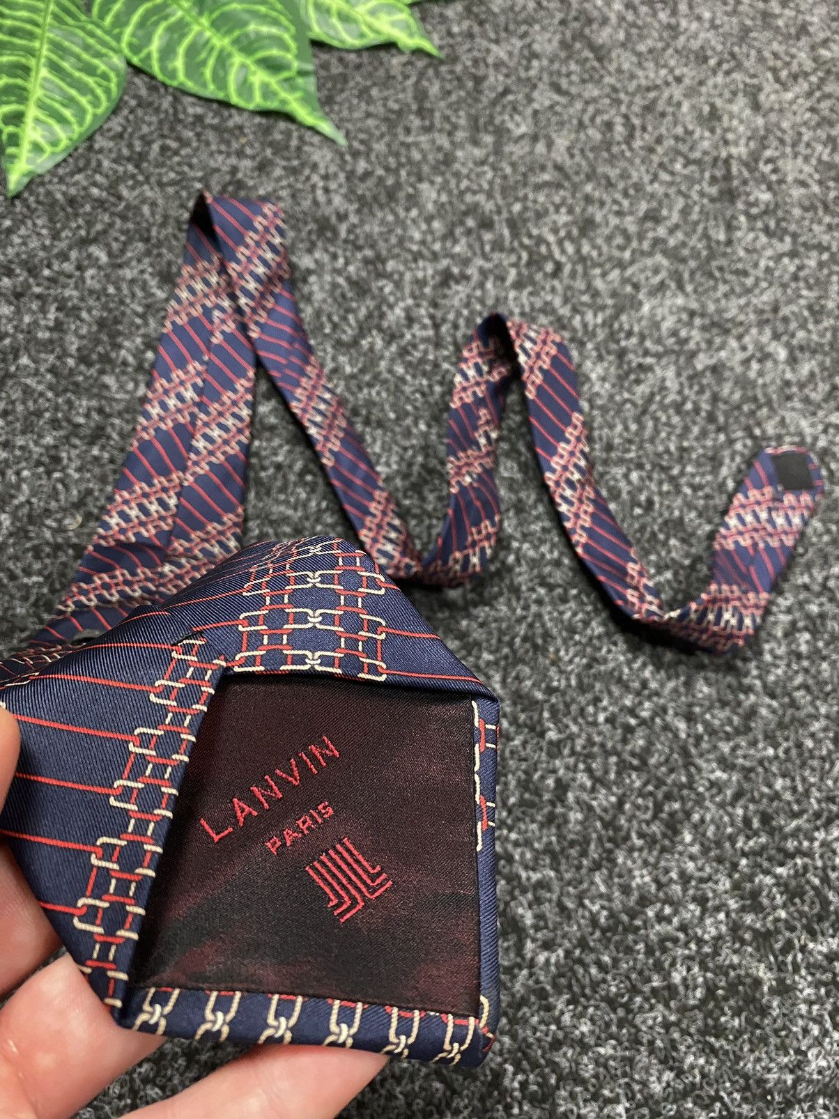 Lanvin Vintage LANVIN PARIS Tie Made in France 🇫🇷 Size ONE SIZE - 5 Thumbnail