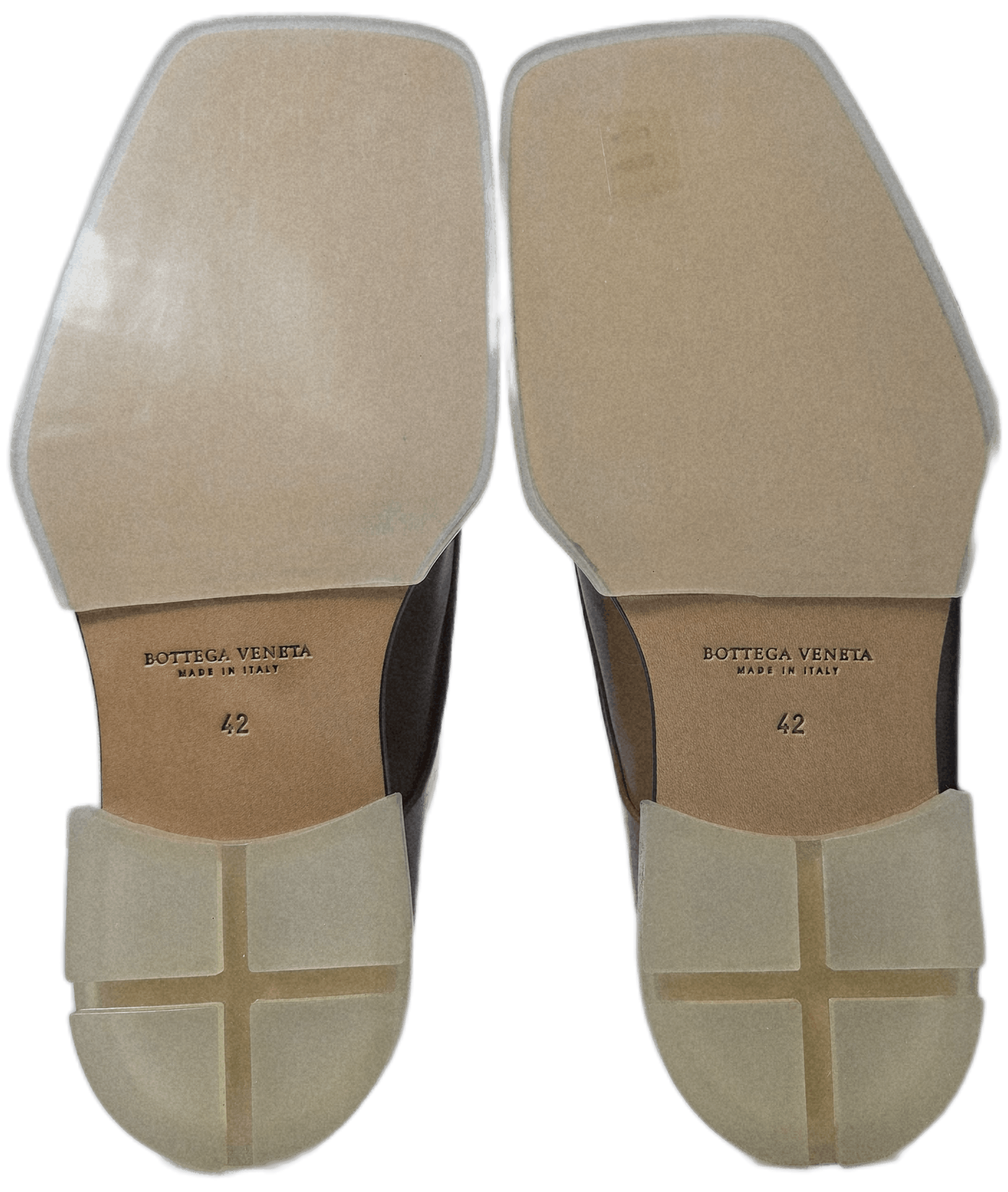 Bottega Veneta Bottega Veneta Lennon Rubber-Lug Sole Leather Derby shoes Size US 9 / EU 42 - 6 Thumbnail