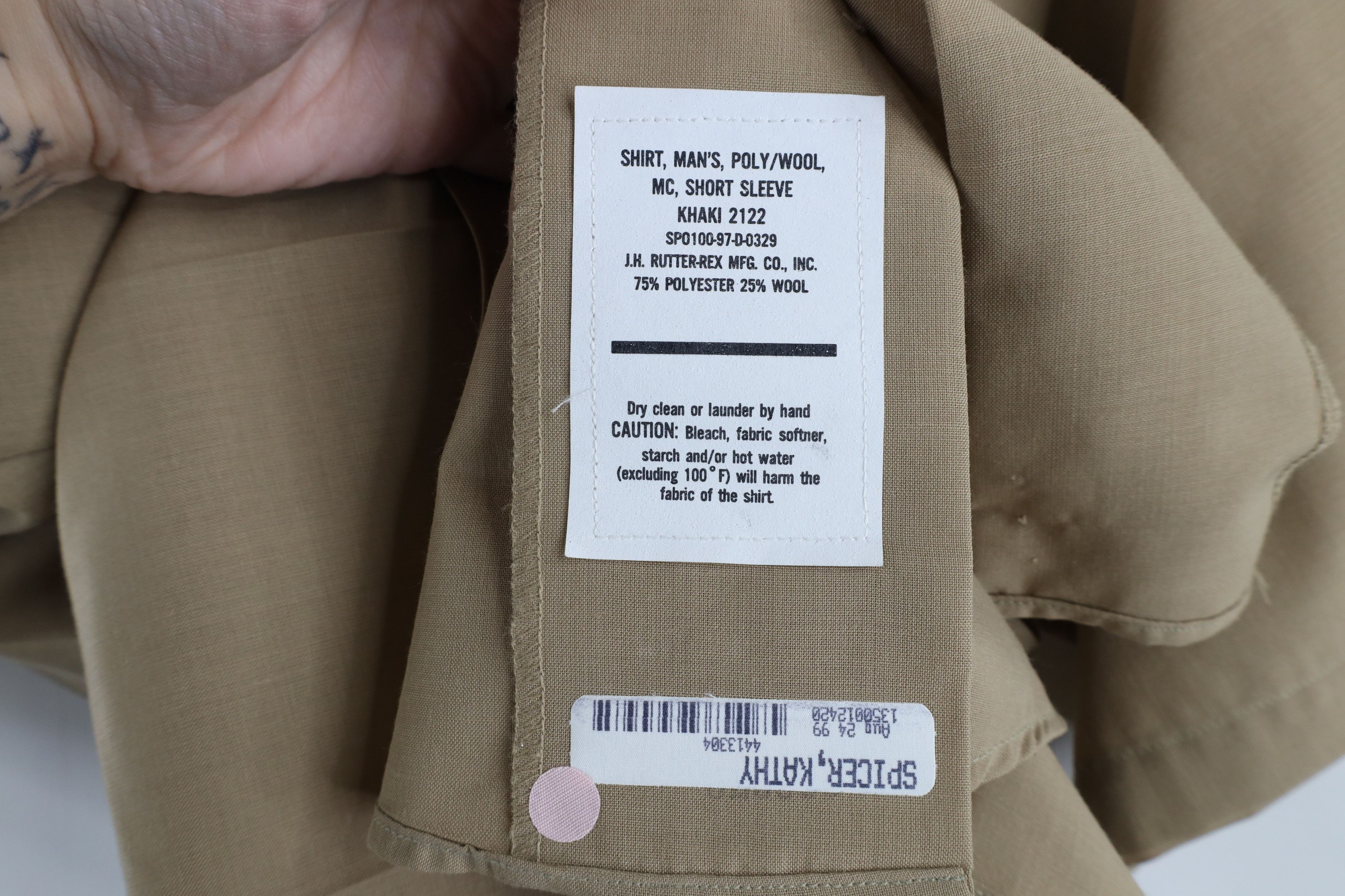 Vintage Vintage 90s Military Short Sleeve Field Button Shirt Khaki Size US M / EU 48-50 / 2 - 6 Thumbnail