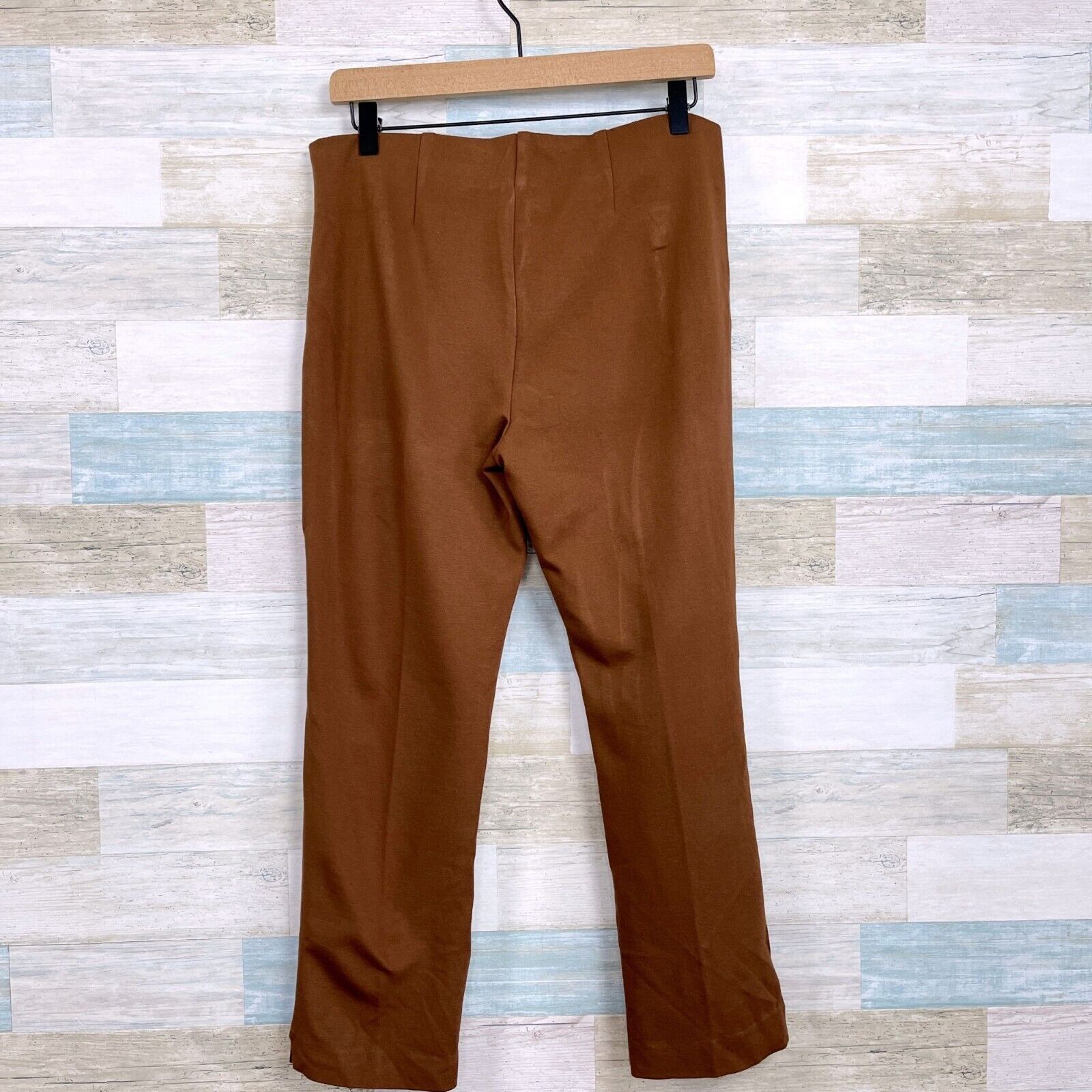 Chicos Chicos Juliet Ponte Pull On Pants Brown High Rise Slim 0 S Size 25" / US 0 / IT 36 - 4 Thumbnail