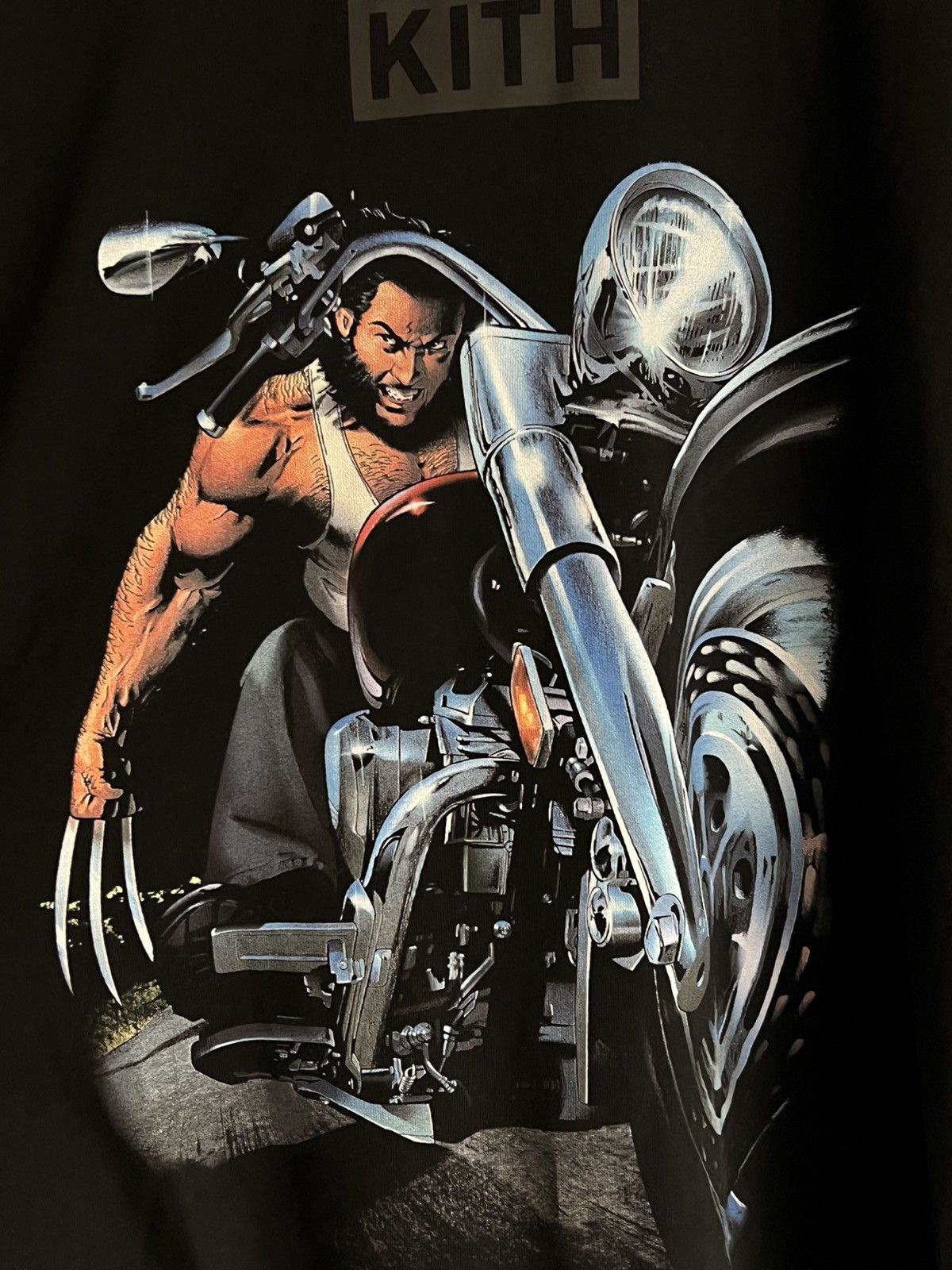 ☆ KITH x X-MEN Chopper vintage tee コラボTシャツ ☆ Marvel | Kith for X-Men Chopper Vintage Tee - Black | Parallel