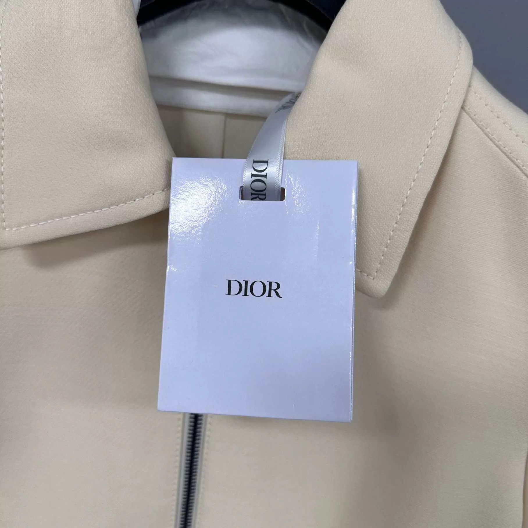 Dior Dior Beige Tailored Waisted Short-Sleeve Dress Women's 34 Size XS / US 0-2 / IT 36-38 - 5 Thumbnail