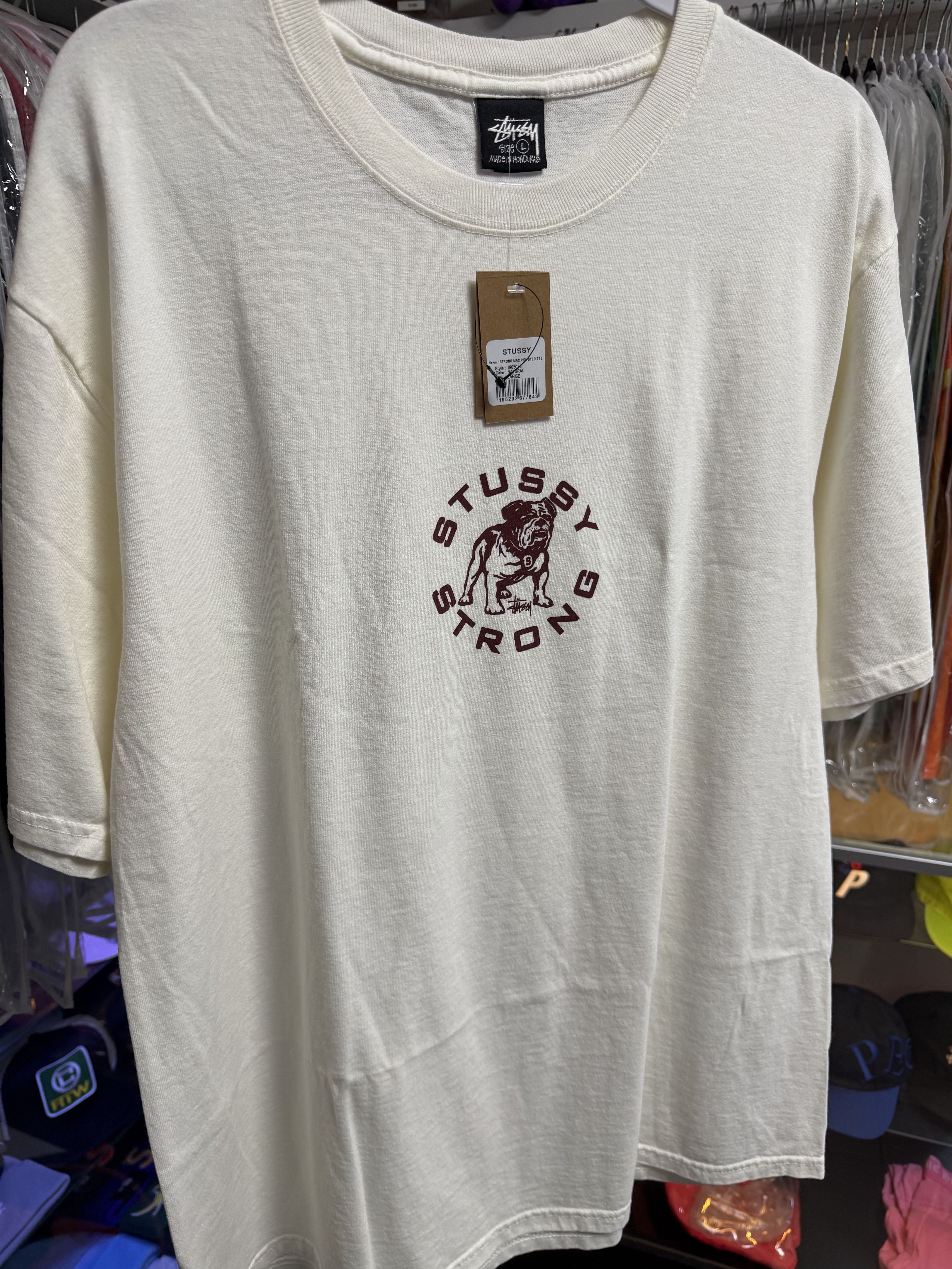 Stussy Stussy Strong Mac Dog pigment dyed t-shirt | Grailed