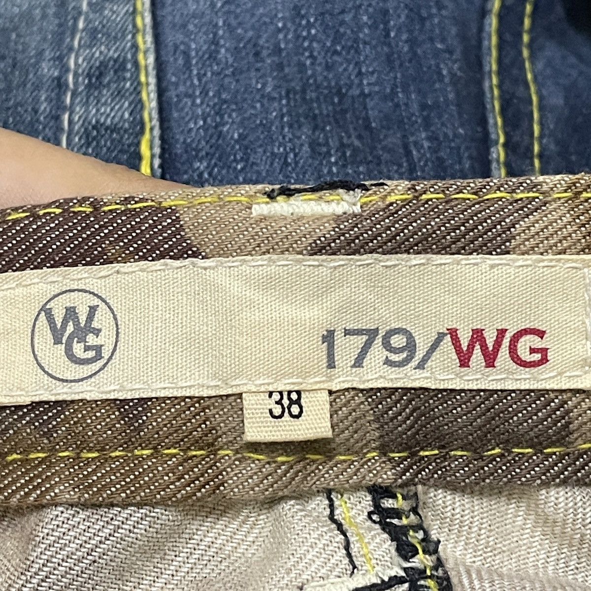 Japanese Brand Rare Design Vintage Brand 179/GW Double Waist Jeans 2000s Size US 29 - 9 Thumbnail