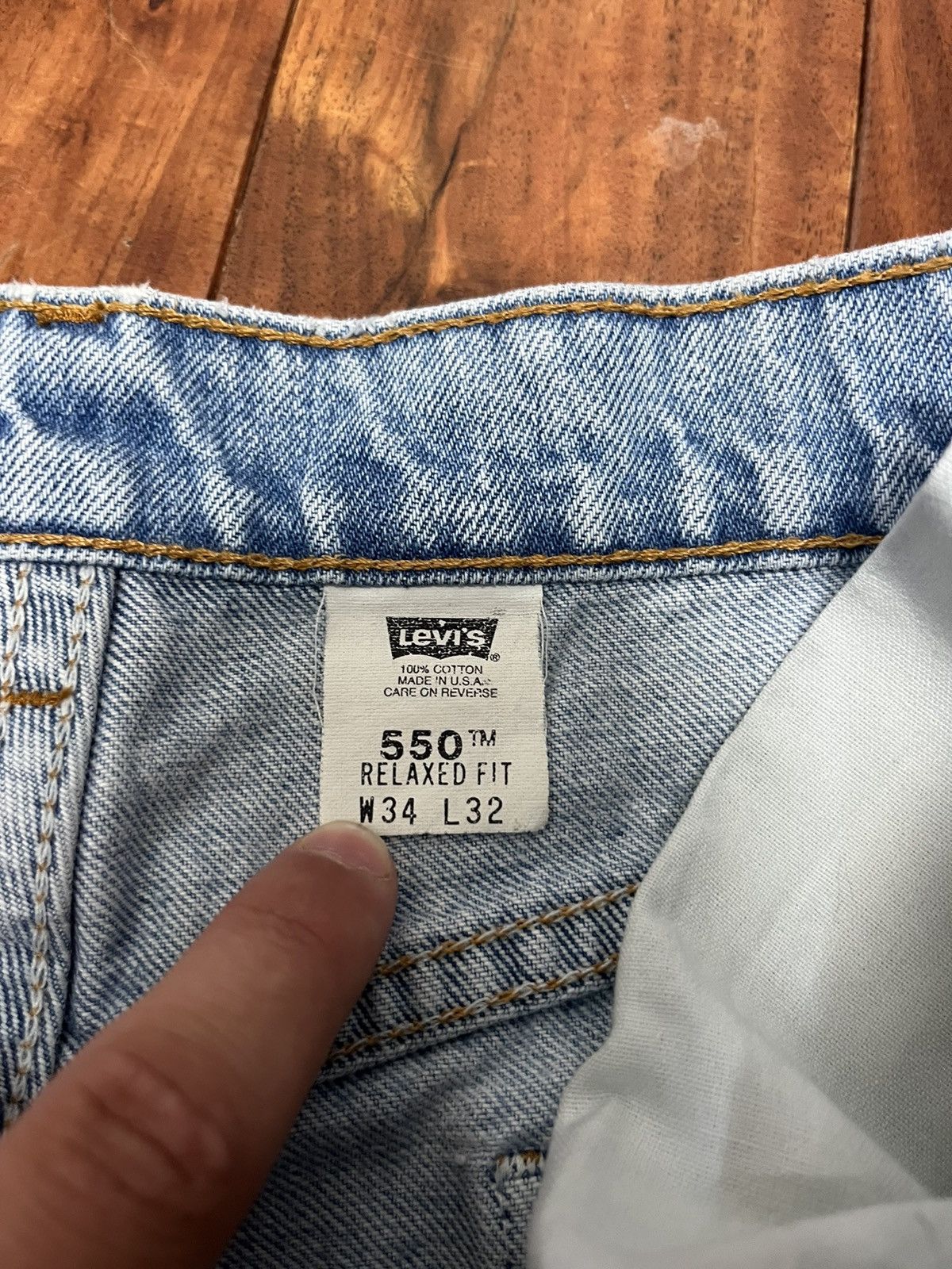 Levi's × Vintage Vintage orange tab Levi’s Size US 34 / EU 50 - 4 Thumbnail