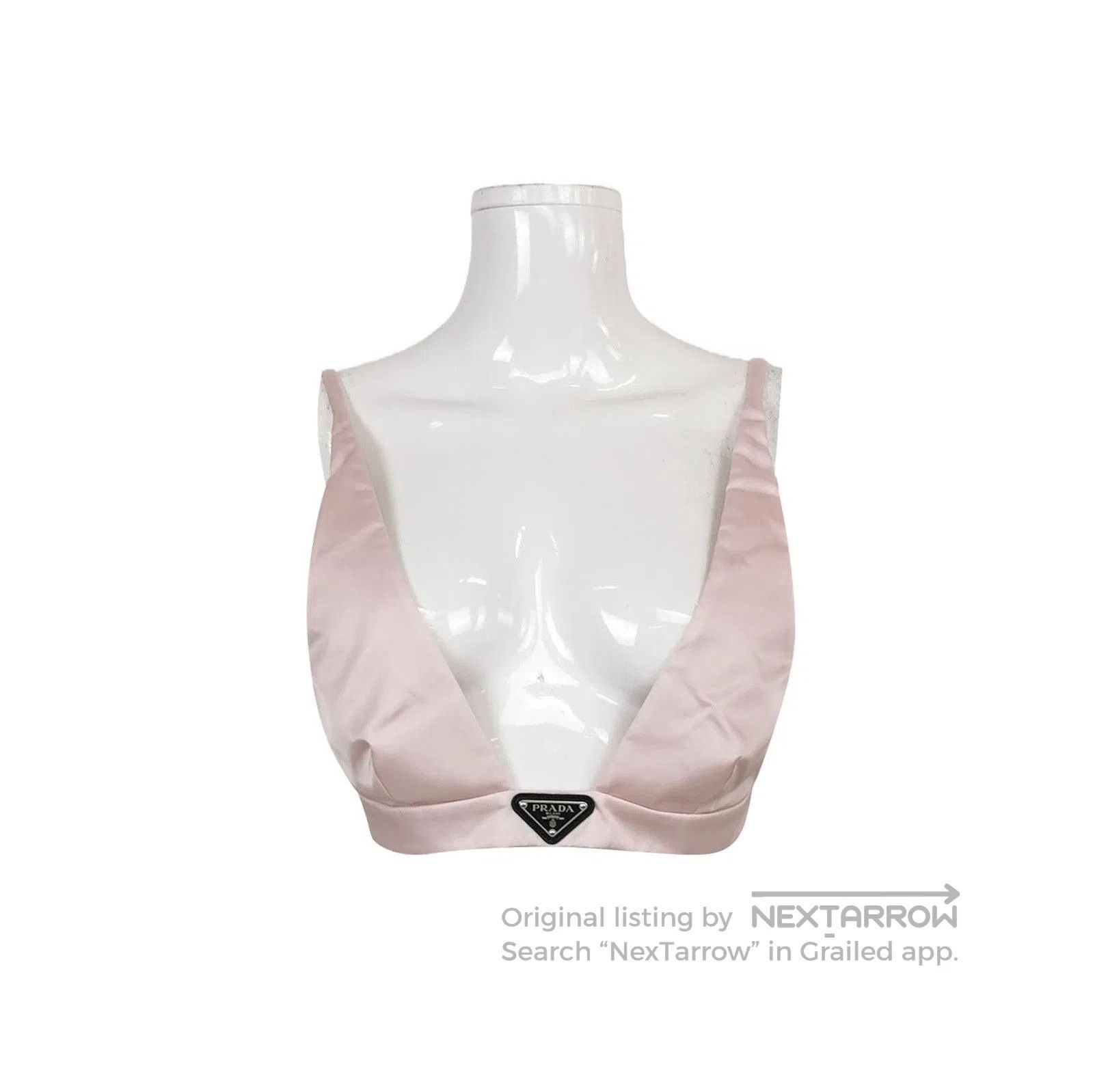 Prada Prada Pink Triangle Logo Vest . Size S / US 4 / IT 40 - 1 Thumbnail