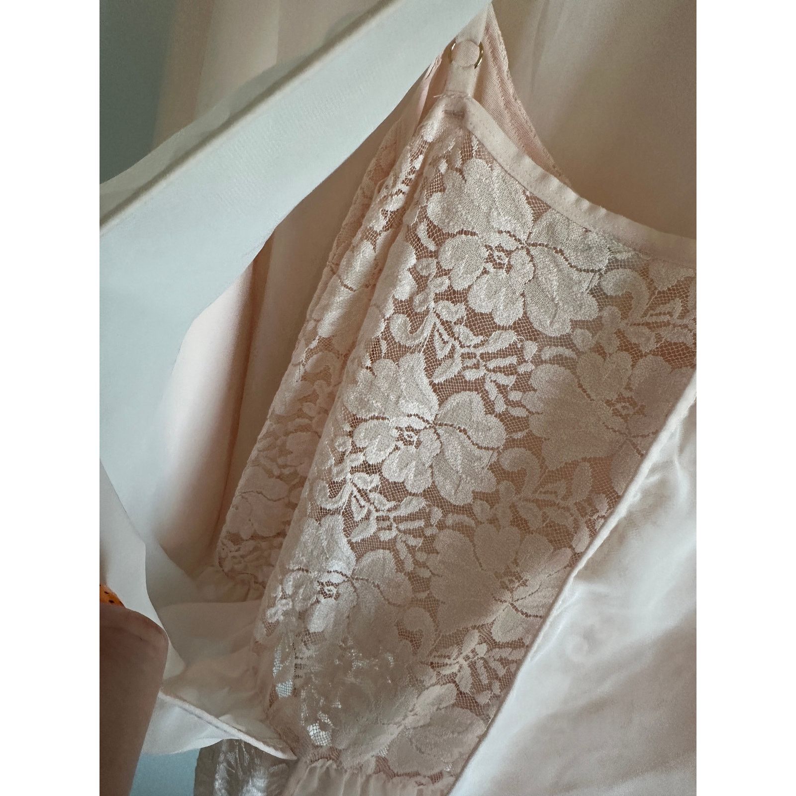 Other We Are HAH Pink Lace Long Sleeve Round Neck Floral Bodysuit Size L / US 10 / IT 46 - 12 Thumbnail