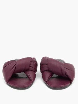 Balenciaga o1y0625 Flats in Plum Size US 7 / IT 37 - 4 Thumbnail