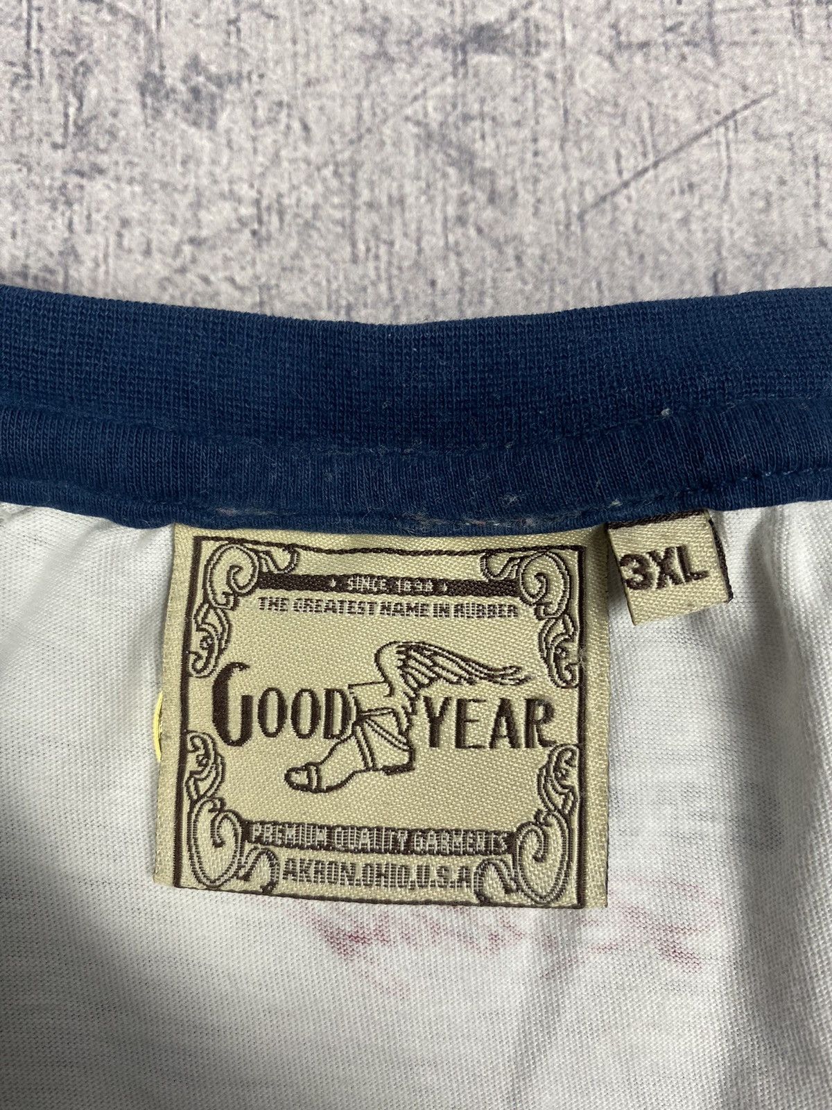 Vintage Vintage Good Year Racing Tires USA Big Logo Tee 90s Size US XXL / EU 58 / 5 - 12 Thumbnail