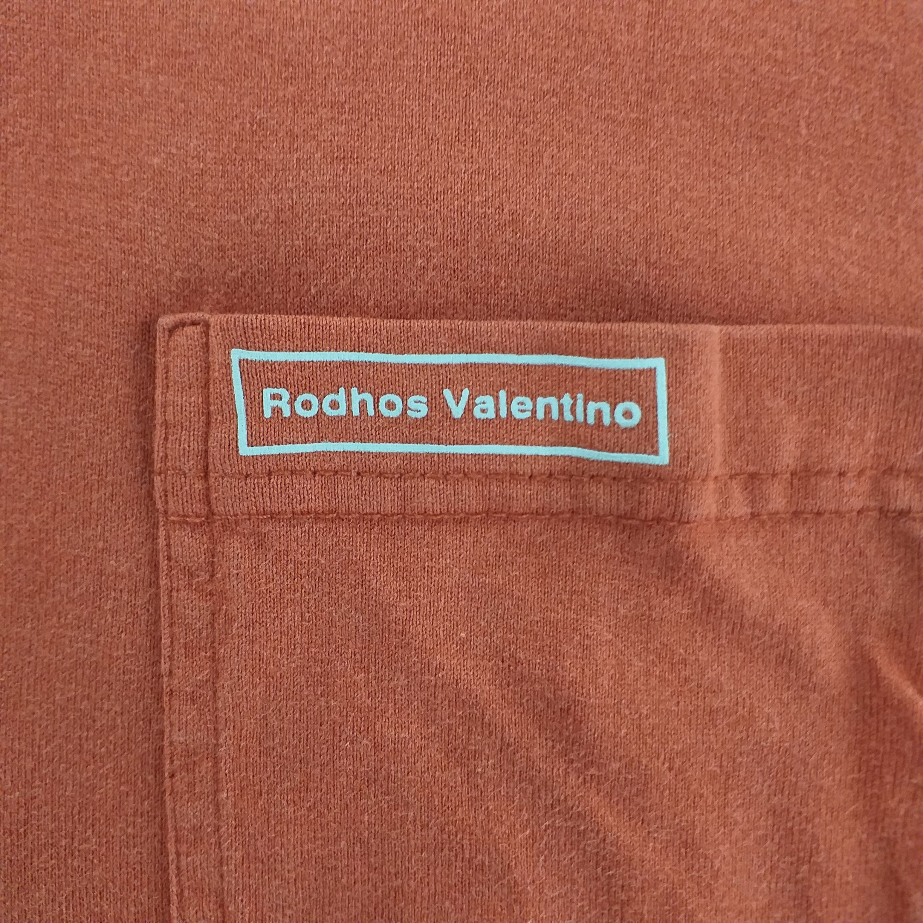 Valentino Vintage 90s Rodhos Valentino Single Pocket T Shirt -G006 Size US M / EU 48-50 / 2 - 3 Thumbnail