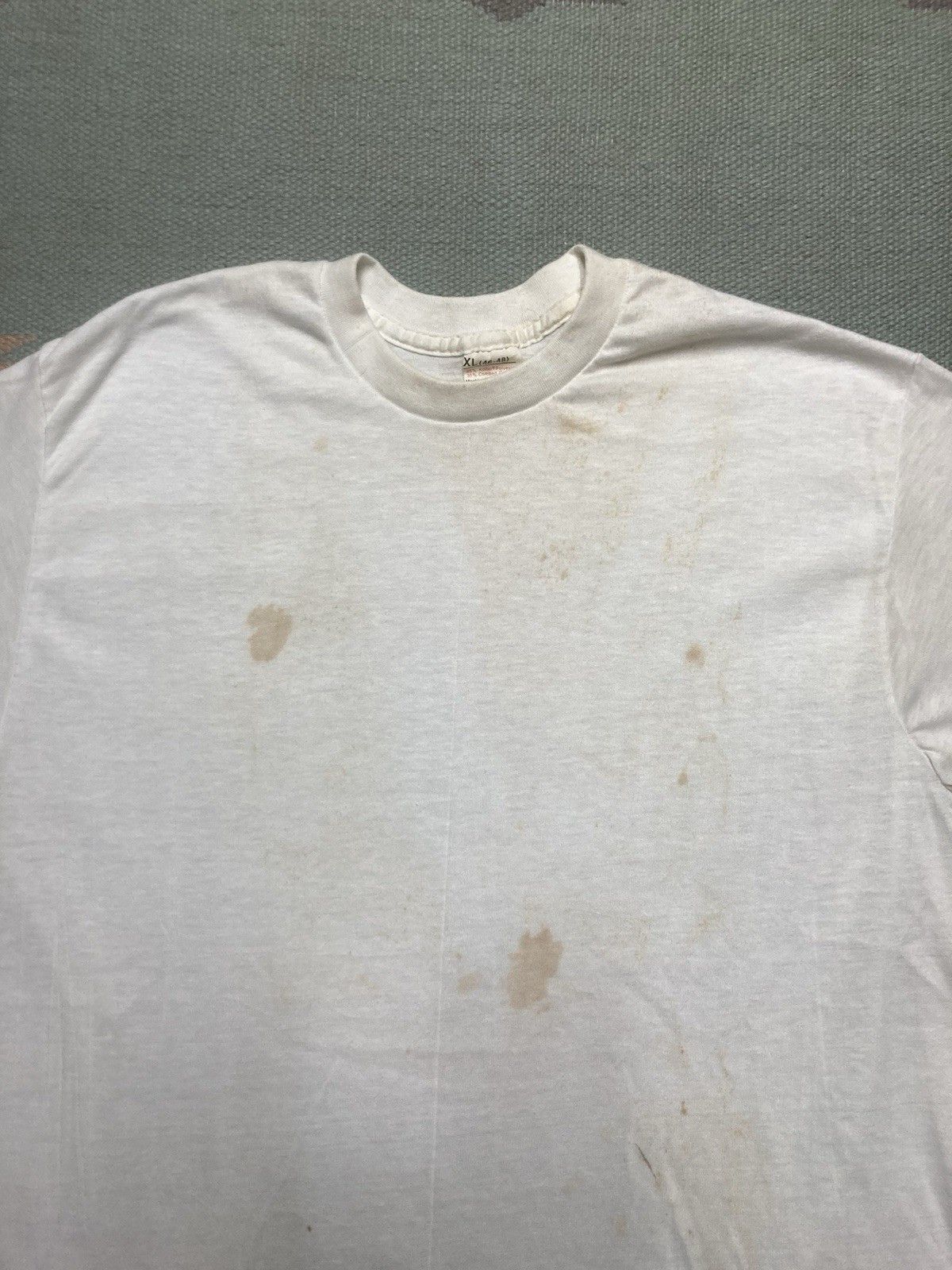 Sears × Vintage 70s blank white t shirt sears grunge soft worn thin XL Size US XL / EU 56 / 4 - 4 Thumbnail
