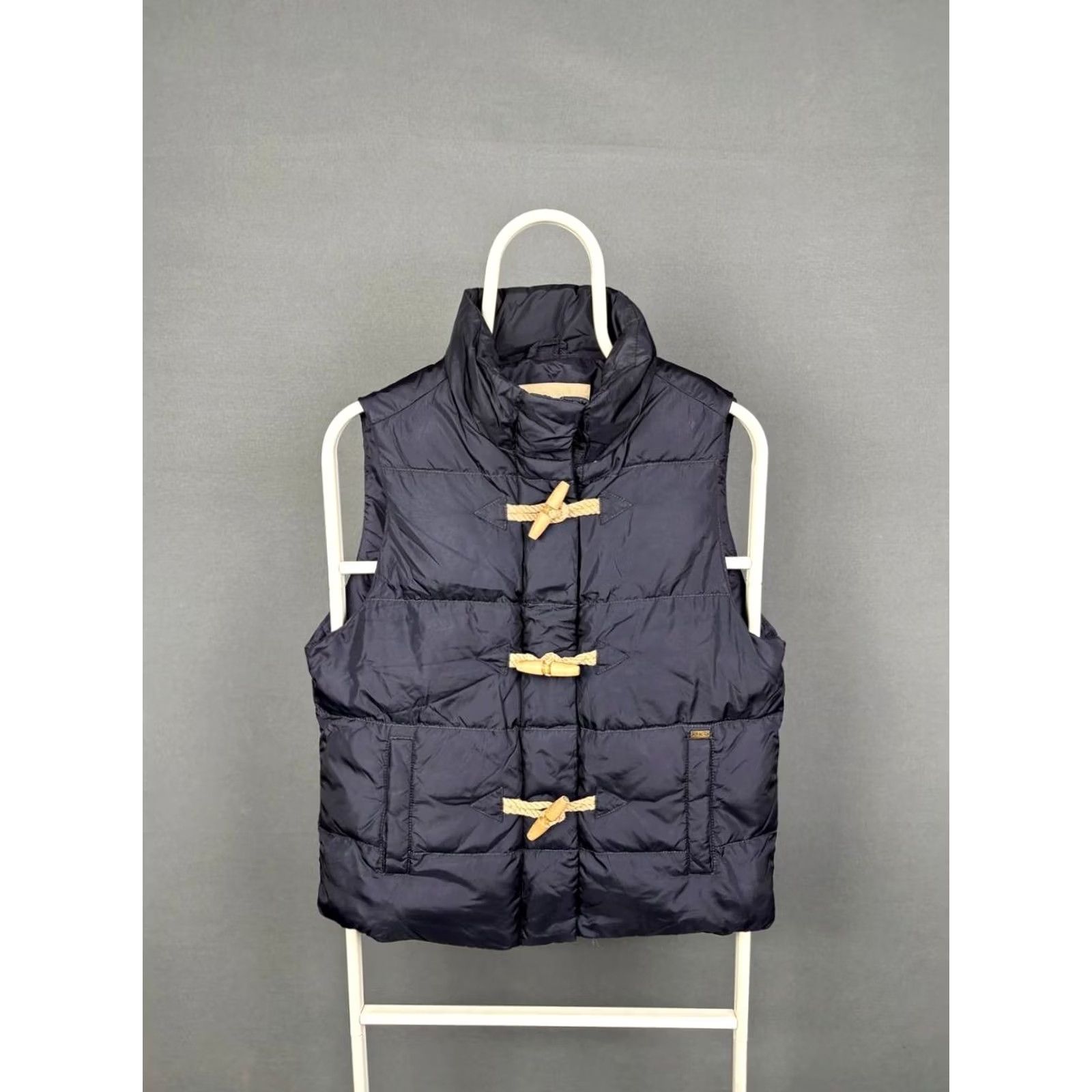 Vintage Denim & Supply Ralph Lauren Mens Vest Size M Black Nylon Sleeveless Zip Size US M / EU 48-50 / 2 - 2 Thumbnail