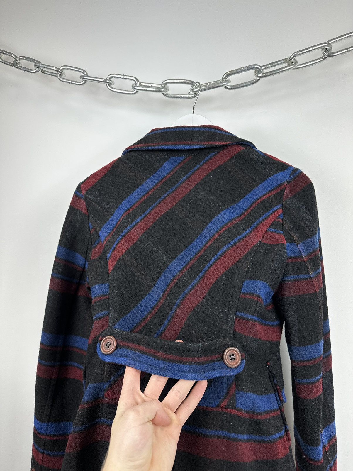 Iceberg Vintage 90s Iceberg Checkered Luxury Designer Blazer Jacket Size M / US 6-8 / IT 42-44 - 10 Thumbnail