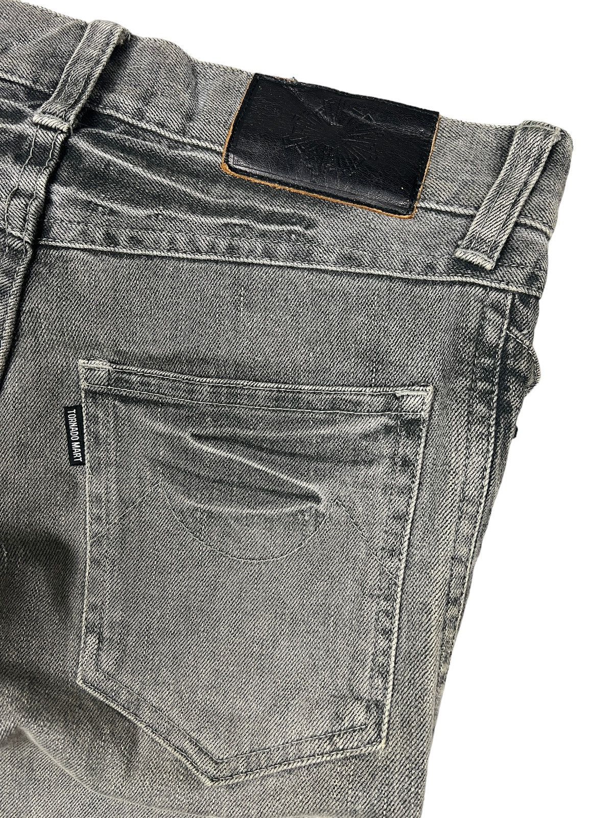 Tornado Mart Tornado Mart Lace Up Slim Jeans Size 32" / US 10 / IT 46 - 8 Thumbnail