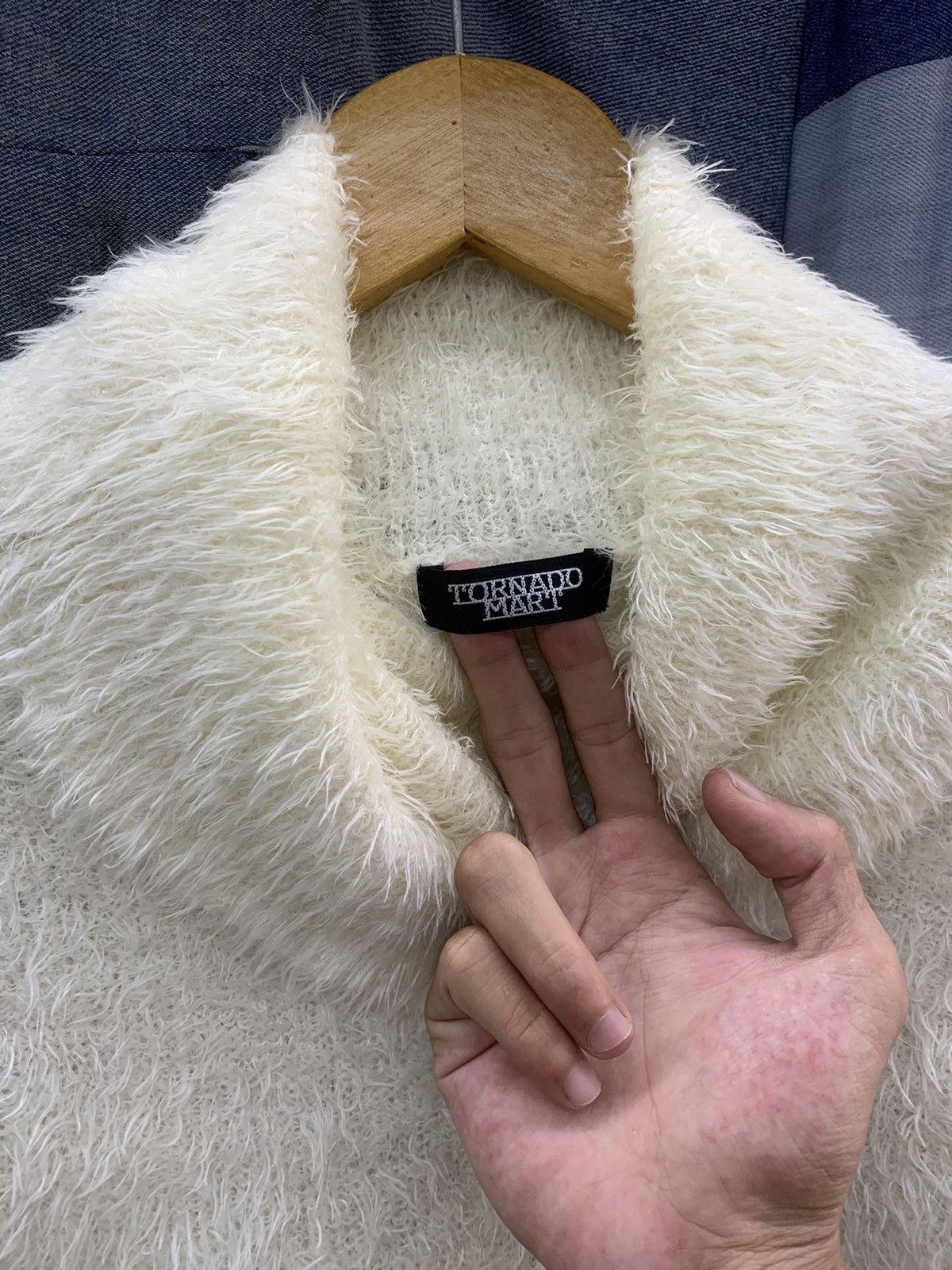 If Six Was Nine × Japanese Brand × Tornado Mart Tornado mart mohair Fur style japanese brand Size US M / EU 48-50 / 2 - 6 Thumbnail