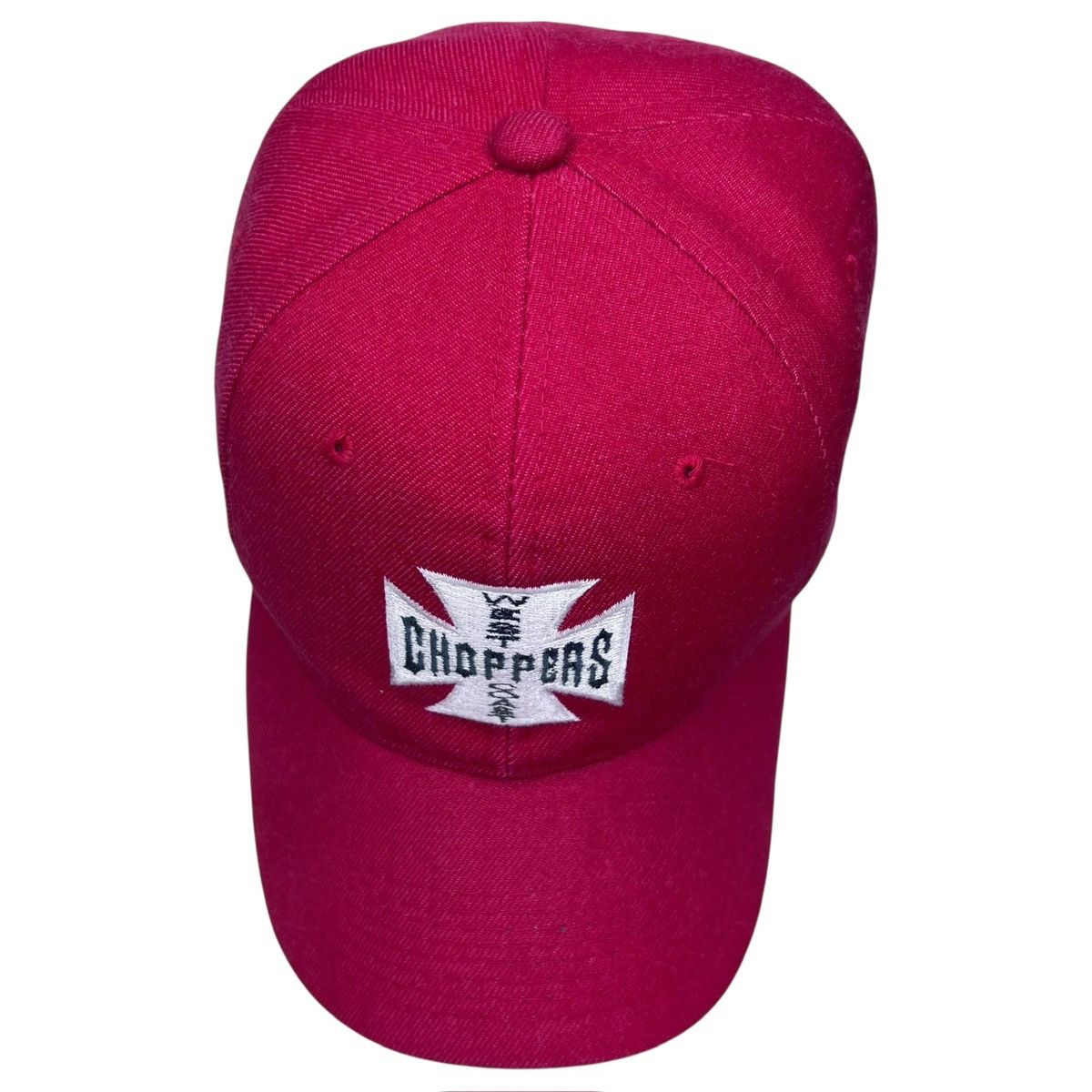 West Coast Choppers Vintage 1990s West Coast Choppers Jesse James Red Snapback Size ONE SIZE - 7 Thumbnail