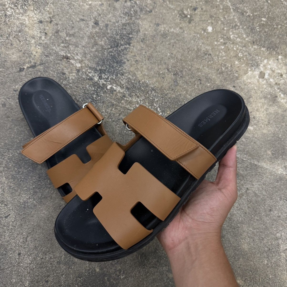 Hermes Hermes CHYPRE SANDAL Size US 11 / EU 44 - 2 Thumbnail