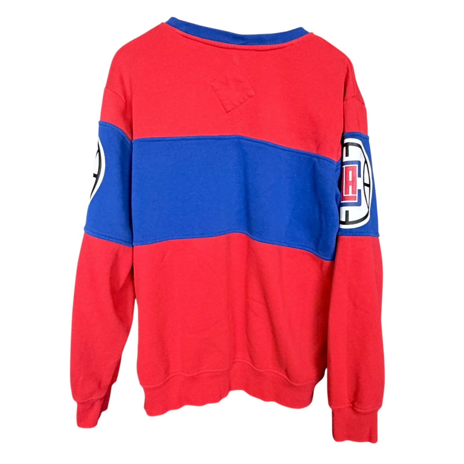 G-III LA Clippers Mens G-III Sports Carl Banks Red Blue Sweatshirt Size US L / EU 52-54 / 3 - 9 Thumbnail