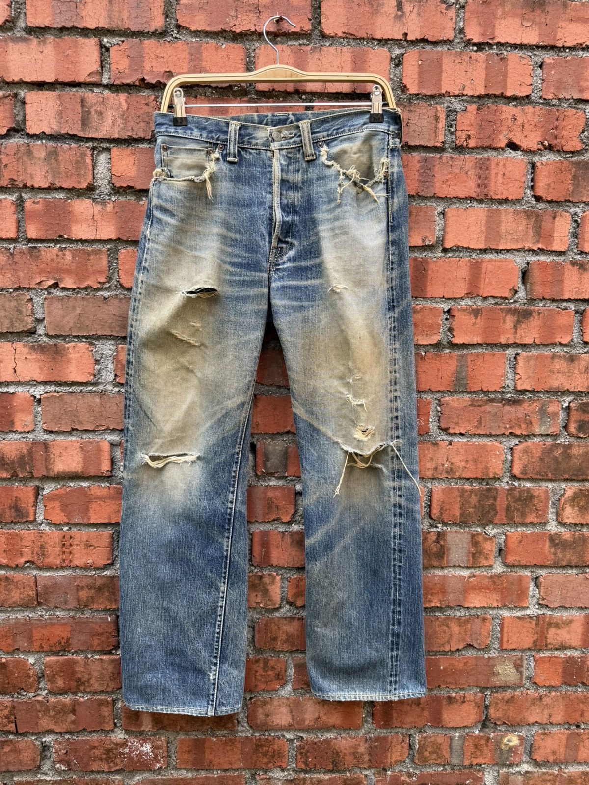 Ten C W30x29 distressed the flat head denime redline japan Size US 30 / EU 46 - 1 Thumbnail