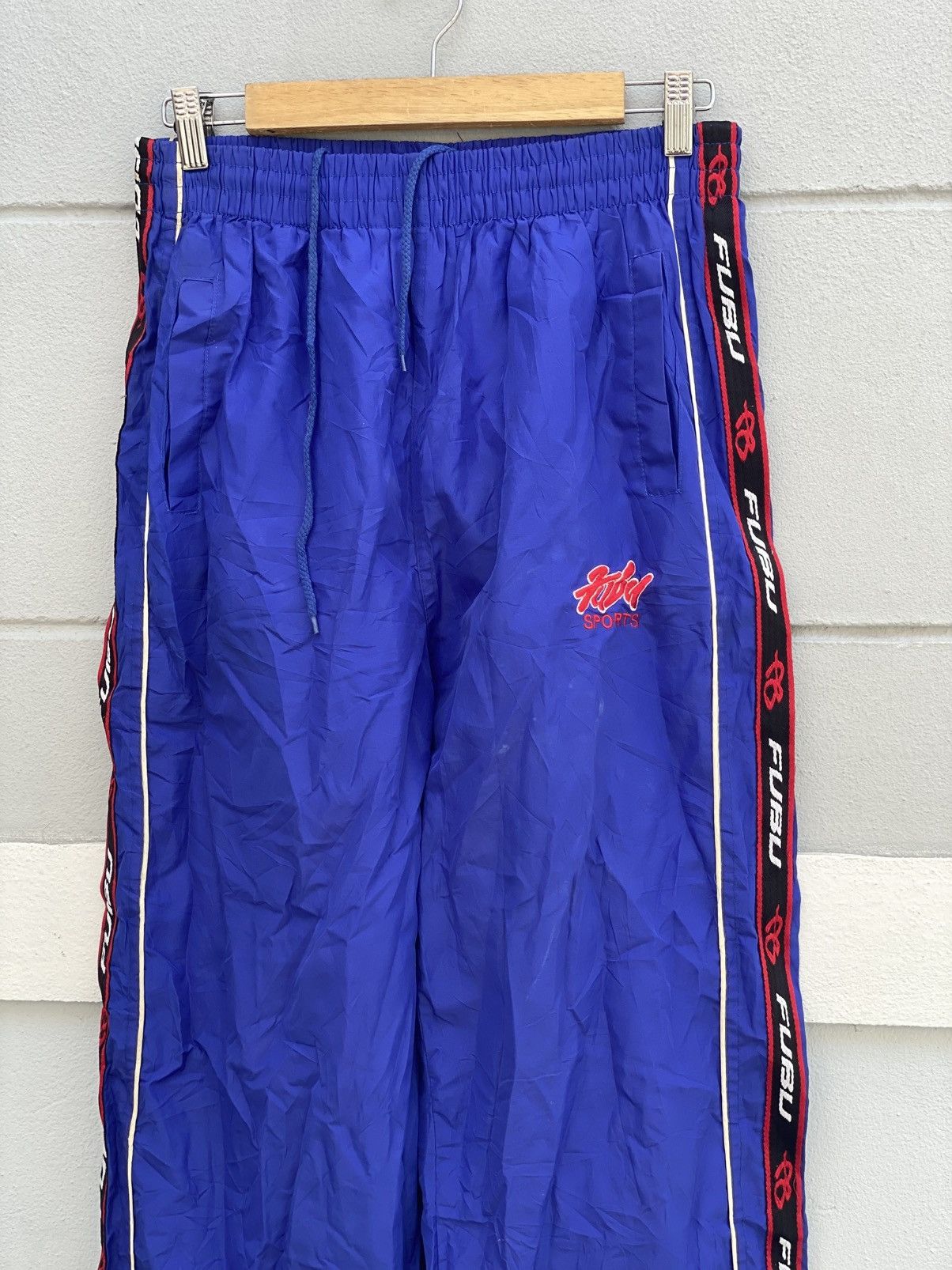 Fubu 🔥 Vintage FUBU Tracksuit Pants | Y2K 90s Streetwear Size US 29 - 3 Thumbnail