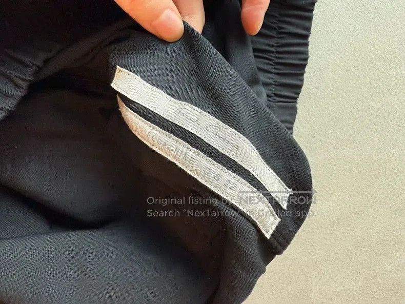 Rick Owens Rick Owens Black Straight-leg Pants. Size US 34 / EU 50 - 4 Thumbnail