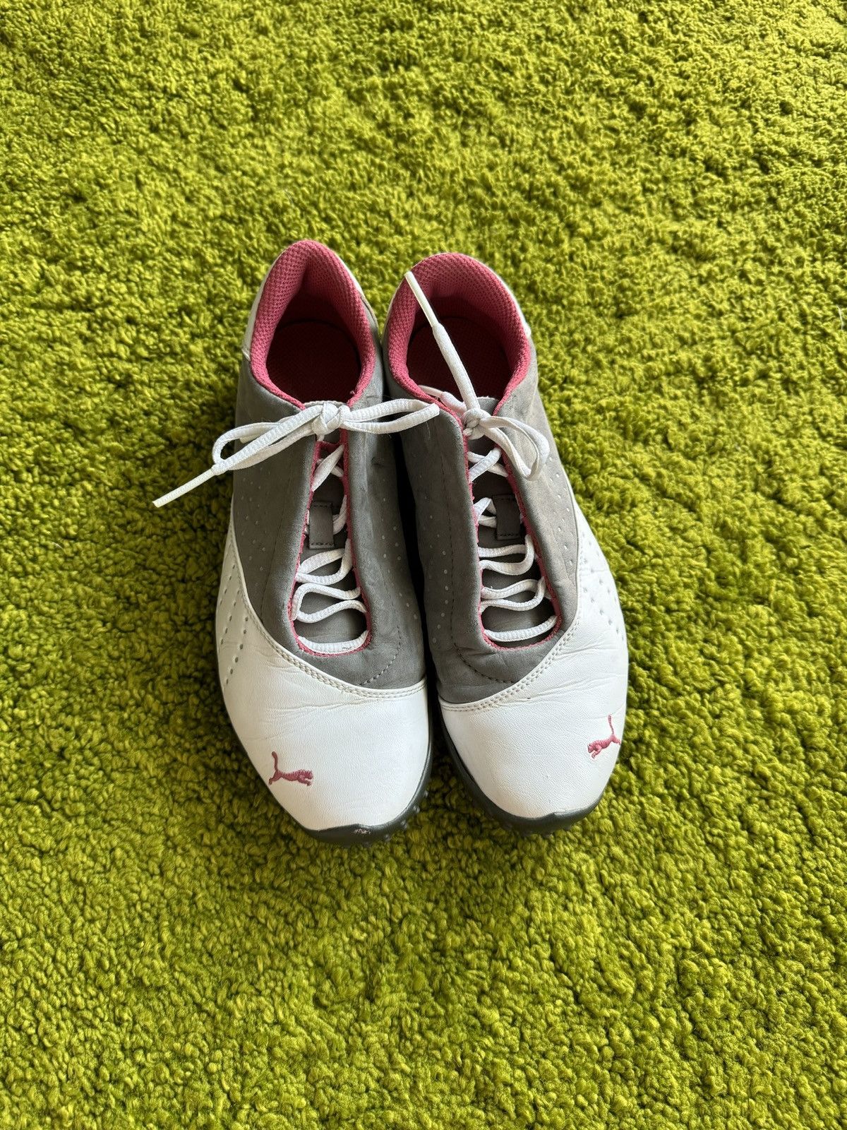 Designer × Puma × Vintage Puma 2000s vintage real leather sneakers Y2K Size US 8 / IT 38 - 2 Thumbnail