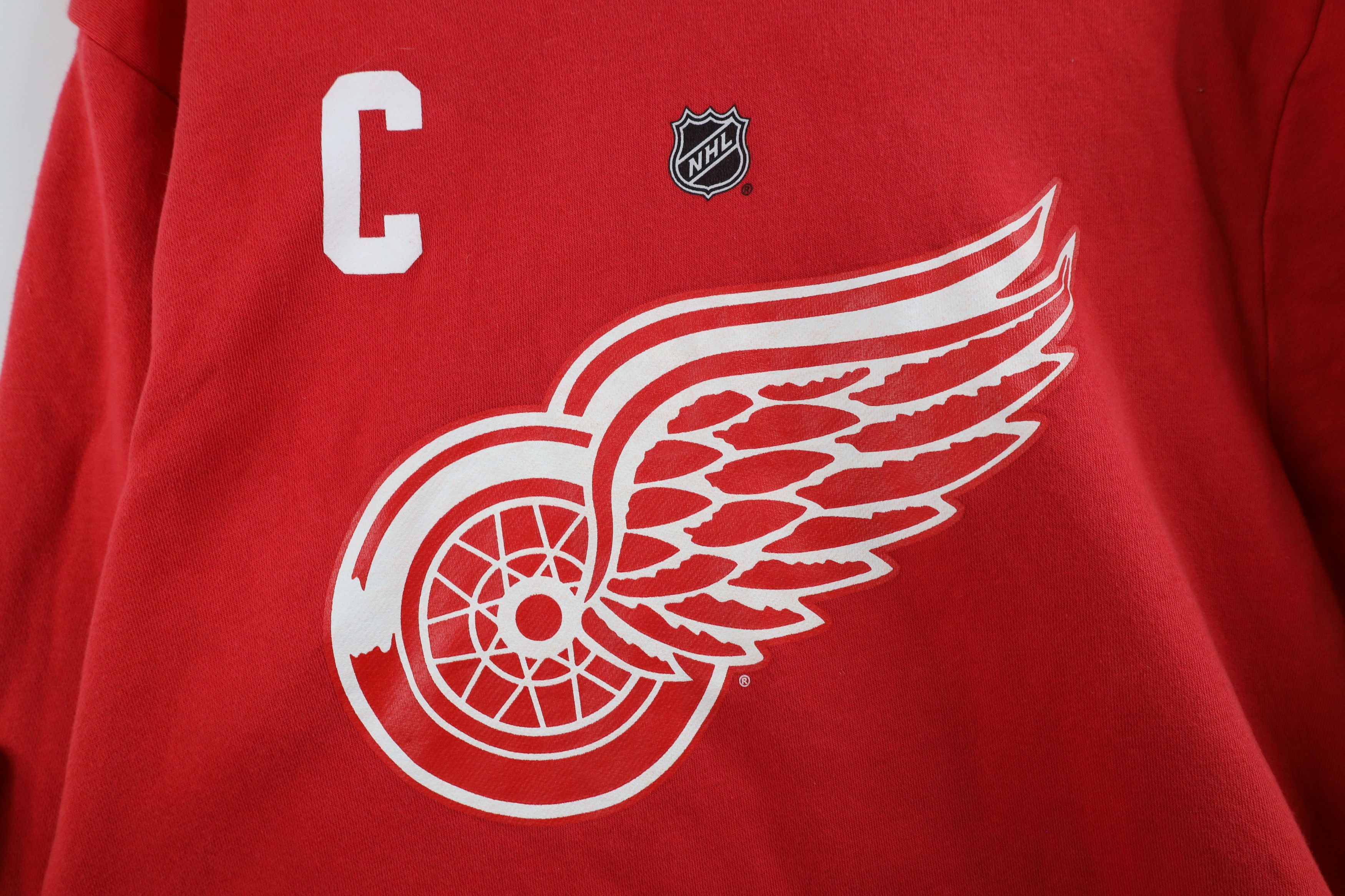 Vintage Fanatics Detroit Red Wings Hockey Jersey Hoodie Sweatshirt Size US XL / EU 56 / 4 - 5 Thumbnail