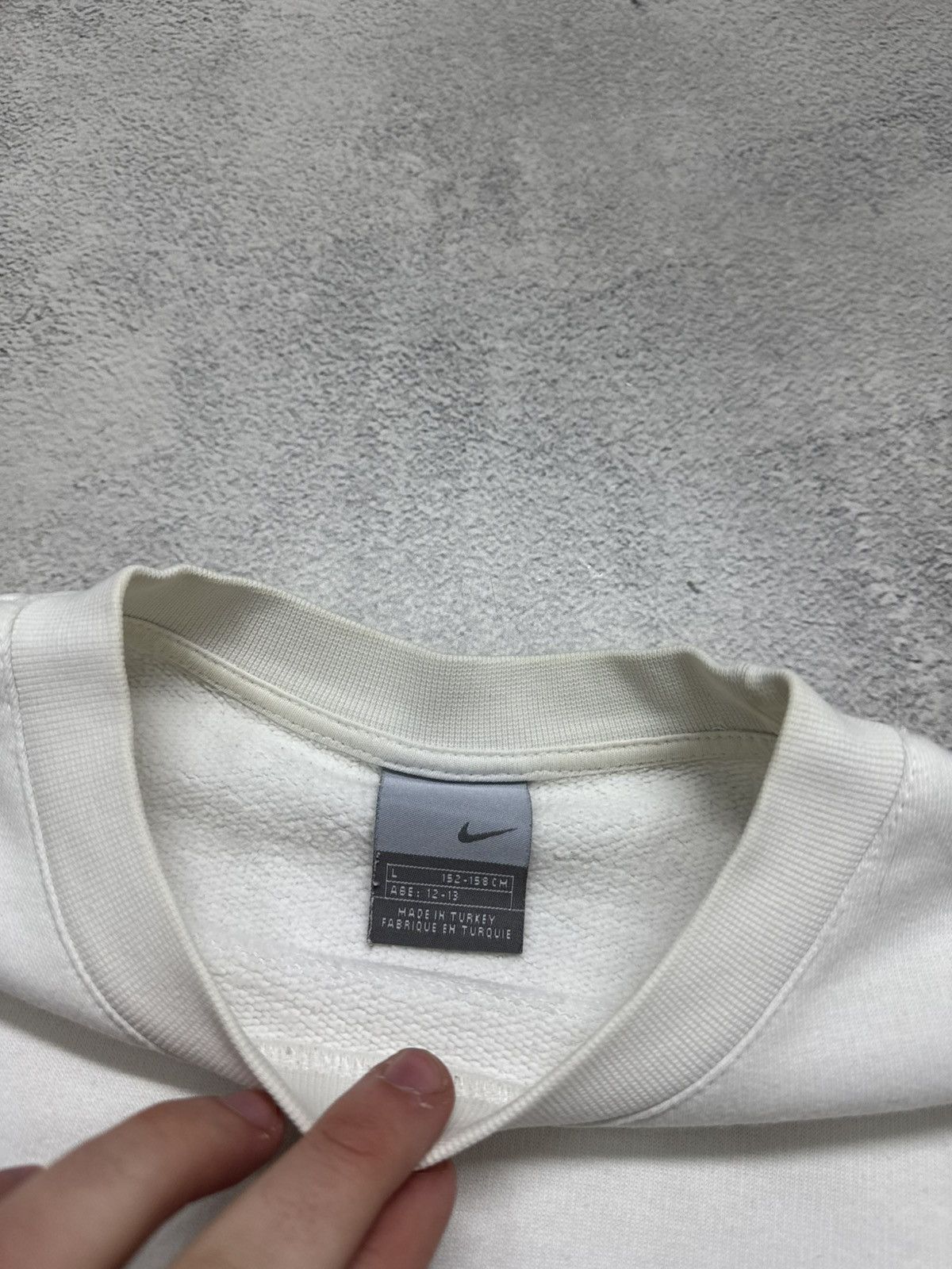 Nike Vintage Y2k Nike Sweatshirt Center Swoosh 00’s Size US XS / EU 42 / 0 - 8 Thumbnail