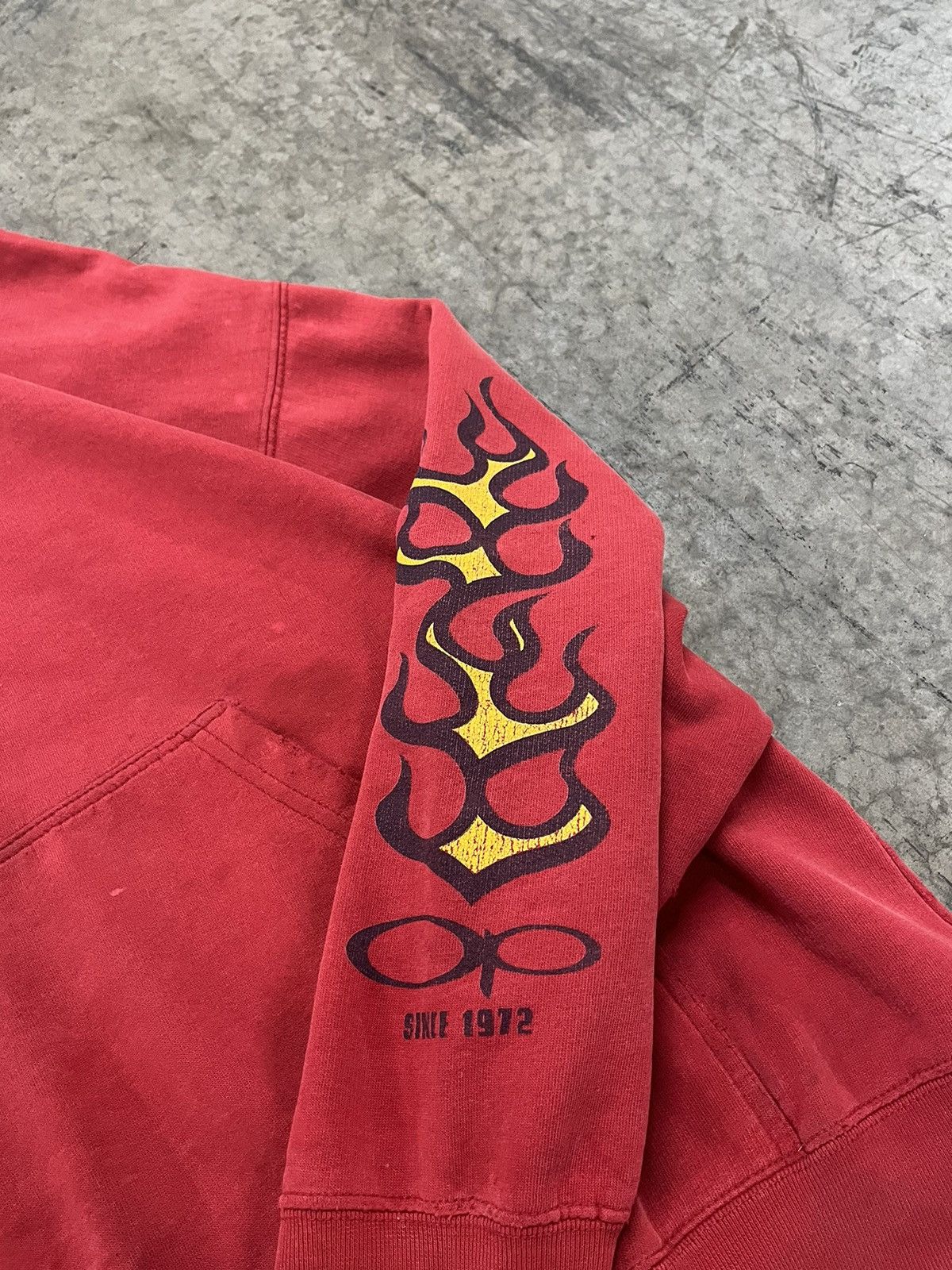 JNCO × Vintage Y2k jnco style cobra flame sleeve hit hoodie rare grunge Size US L / EU 52-54 / 3 - 8 Thumbnail