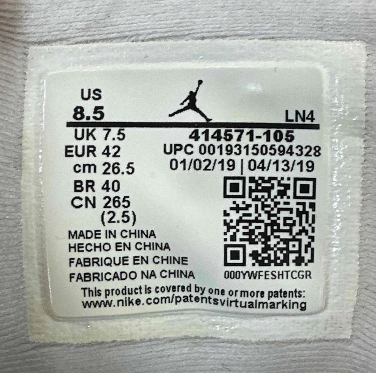 Jordan Brand Jordan 13 Retro Lakers Size US 8.5 / EU 41-42 - 7 Thumbnail