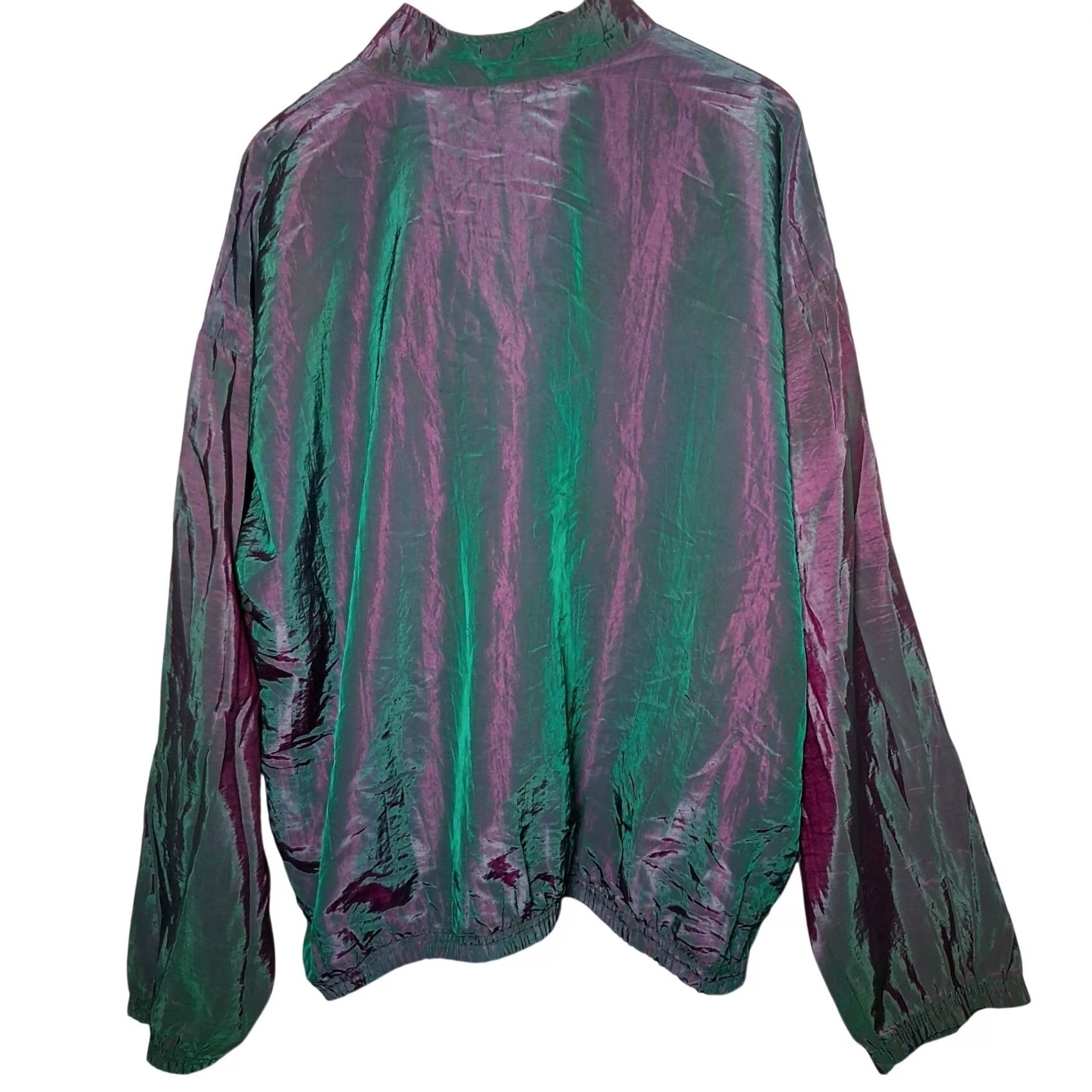 Vintage VINTAGE Volley Air Gear Windbreaker Jacket One Size Men Green Iridescent 90s Beach Florida 1/4 zip Size US M / EU 48-50 / 2 - 3 Thumbnail