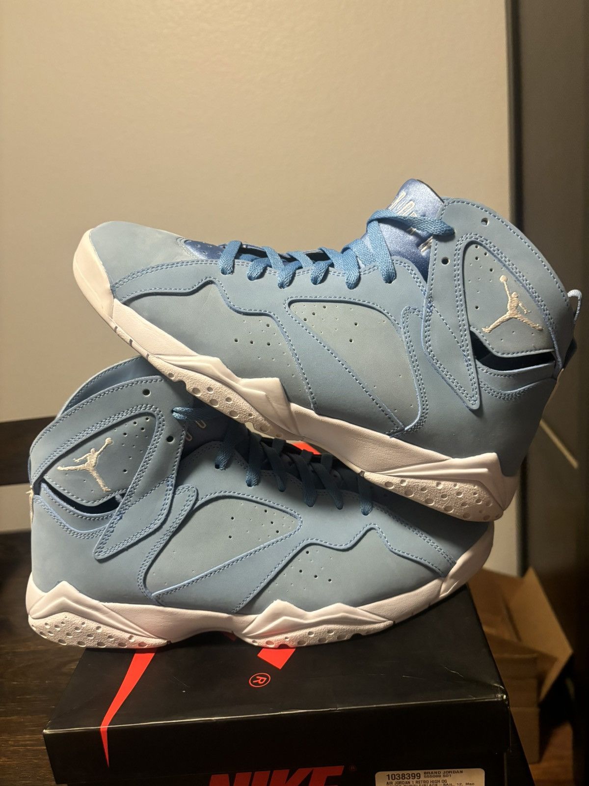 image of Jordan Brand 7 Pantone Shoes in Blue, Men's (Size 11)