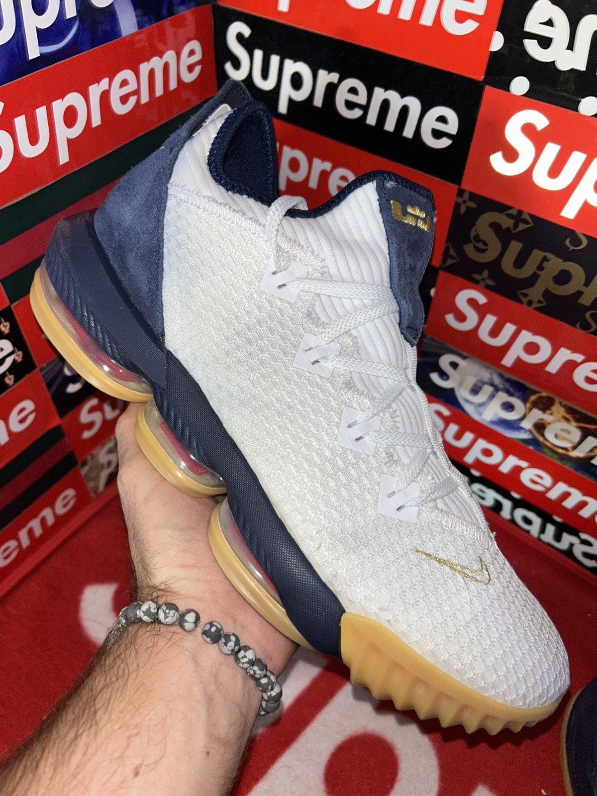 Nike Nike LeBron 16 Low 'Olympic USA' CI2668-101 size 12 Size US 12 / EU 45 - 8 Thumbnail