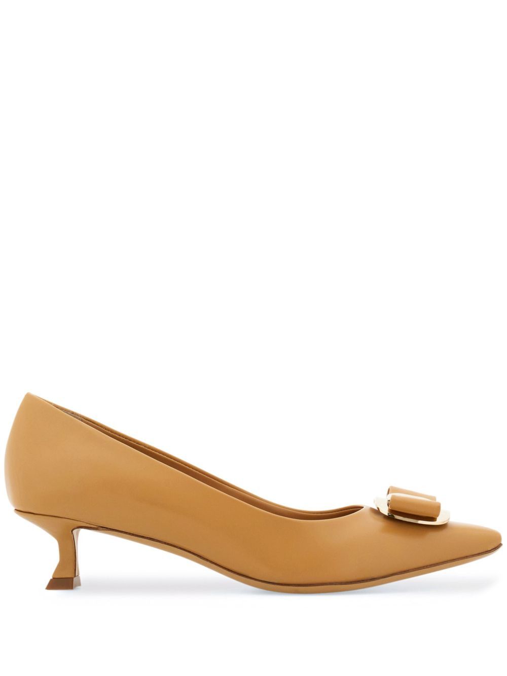 Salvatore Ferragamo Ferragamo New Vara Plate kitten Pumps SIZE 11 Size ONE SIZE - 1 Thumbnail