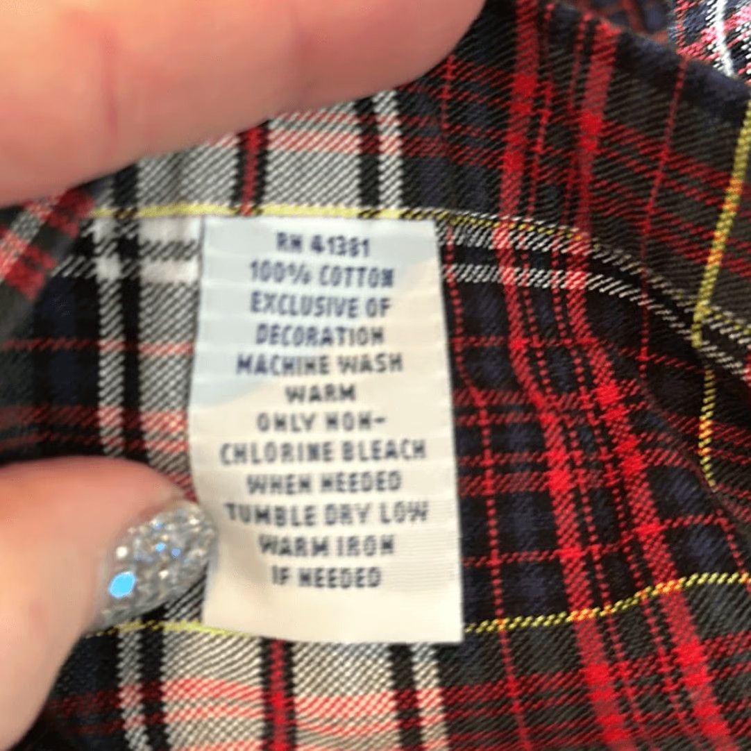 Ralph Lauren Ralph Lauren Plaid Cotton Shirt Size S Small Long Sleeve Red Blue Button-Up Mens Size US L / EU 52-54 / 3 - 6 Thumbnail