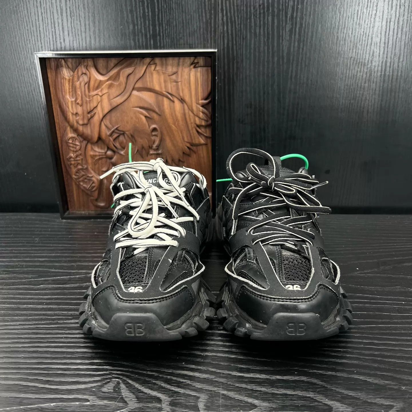 Balenciaga Balenciaga Track Mule Black 36 with box Size US 5.5 / IT 35.5 - 4 Thumbnail