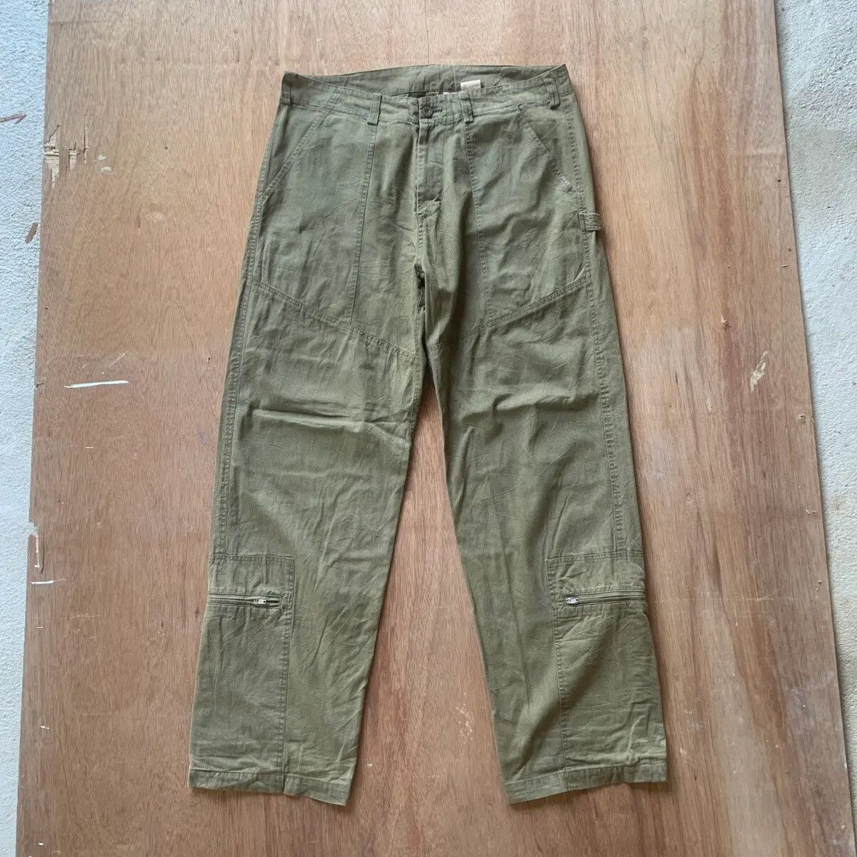 Beauty Beast VINTAGE ABSTRISE TROUSERS BAGGY 36x33 CARPENTER PANTS Size US 36 / EU 52 - 1 Thumbnail