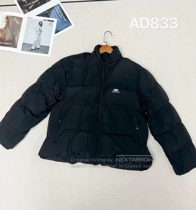 Balenciaga Balenciaga Logo embroidery cotton padded jacket Size XS / US 0-2 / IT 36-38 - 1 Thumbnail