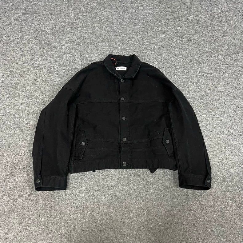 Balenciaga Balenciaga size 38 Deconstructing Denim Jacket 2502-Nextarr Size US M / EU 48-50 / 2 - 1 Thumbnail