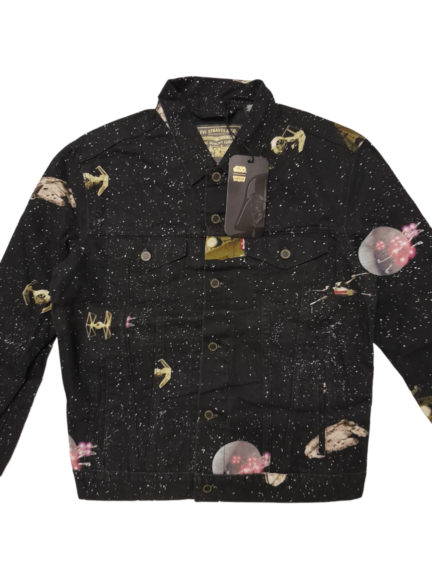Levi's Levis x Star Wars Limited Collabs Denim Jacket Big E (F291) Size US M / EU 48-50 / 2 - 2 Thumbnail